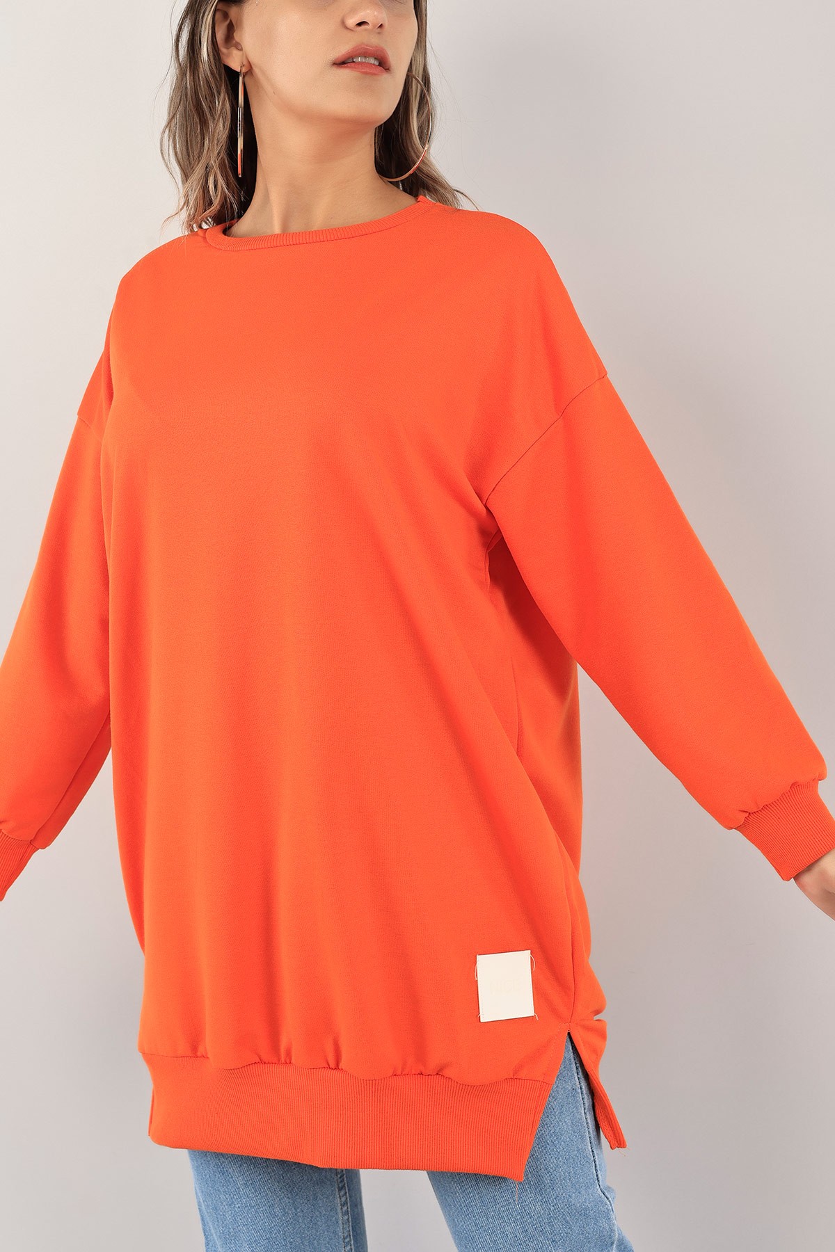 Turuncu İki İp Tunik 124419