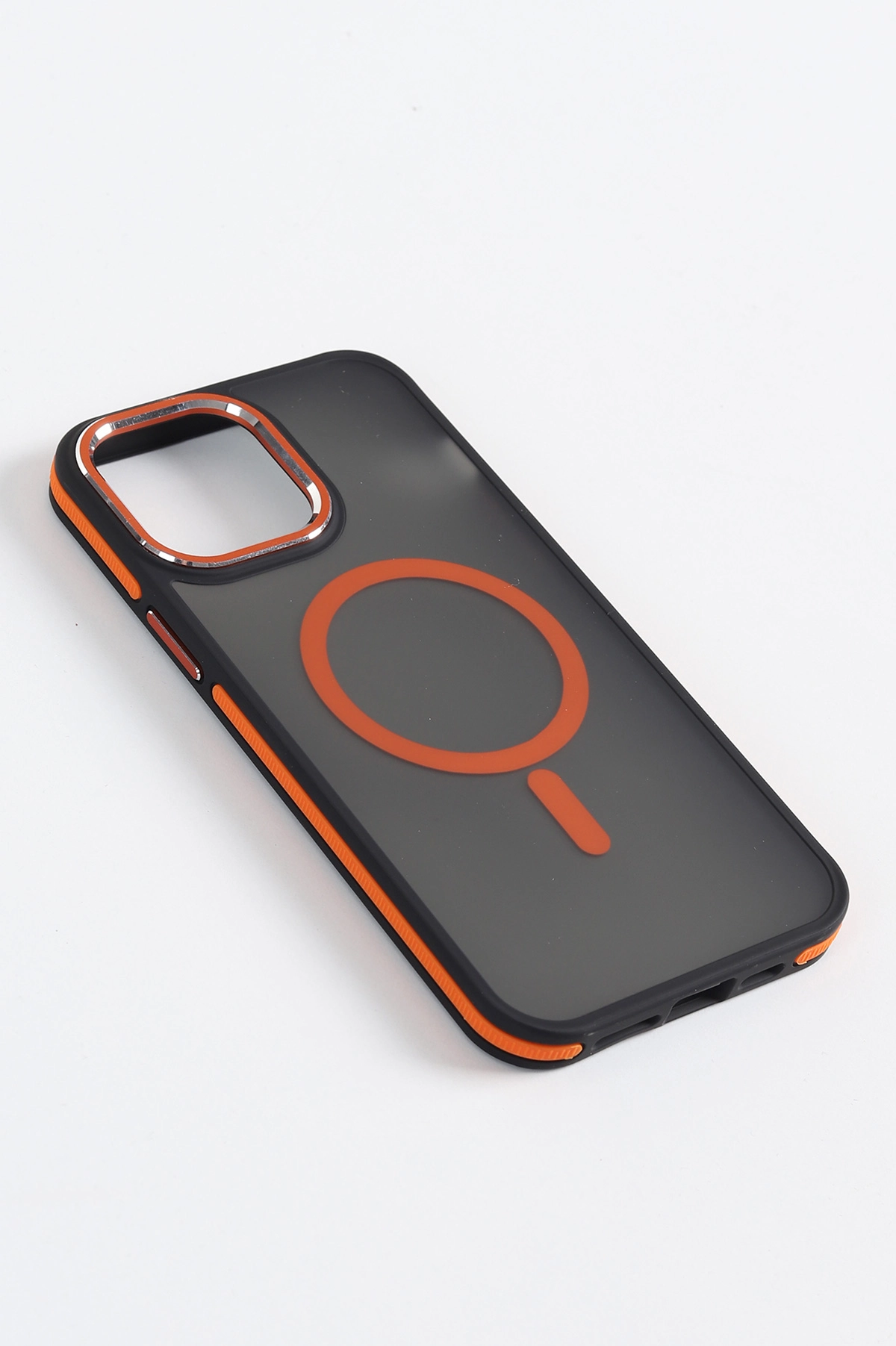 Turuncu İPhone 13 Pro Max Uyumlu Style Serisi Soft Tpu Slikon Telefon Kılıfı 349234