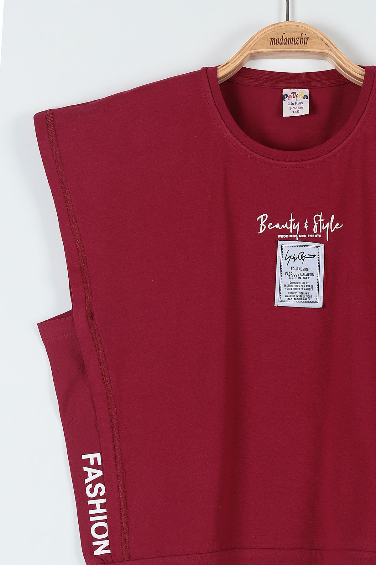 Vişne (9-12 Yaş) Fashıon Baskılı Kız Çocuk Takım 180784