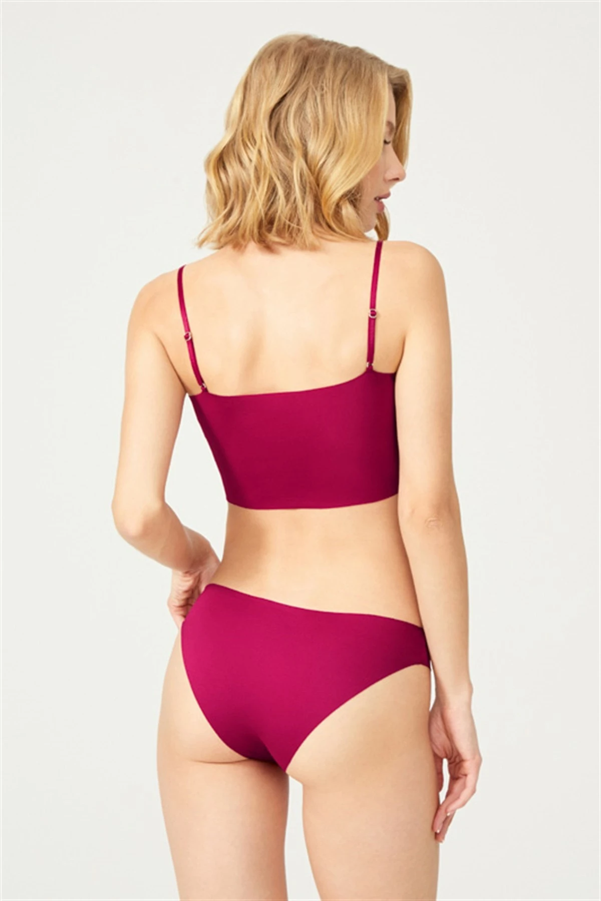 Vişne CH0462 Klasik Basic Lazer Kesim Kadın Bikini Külot 264761