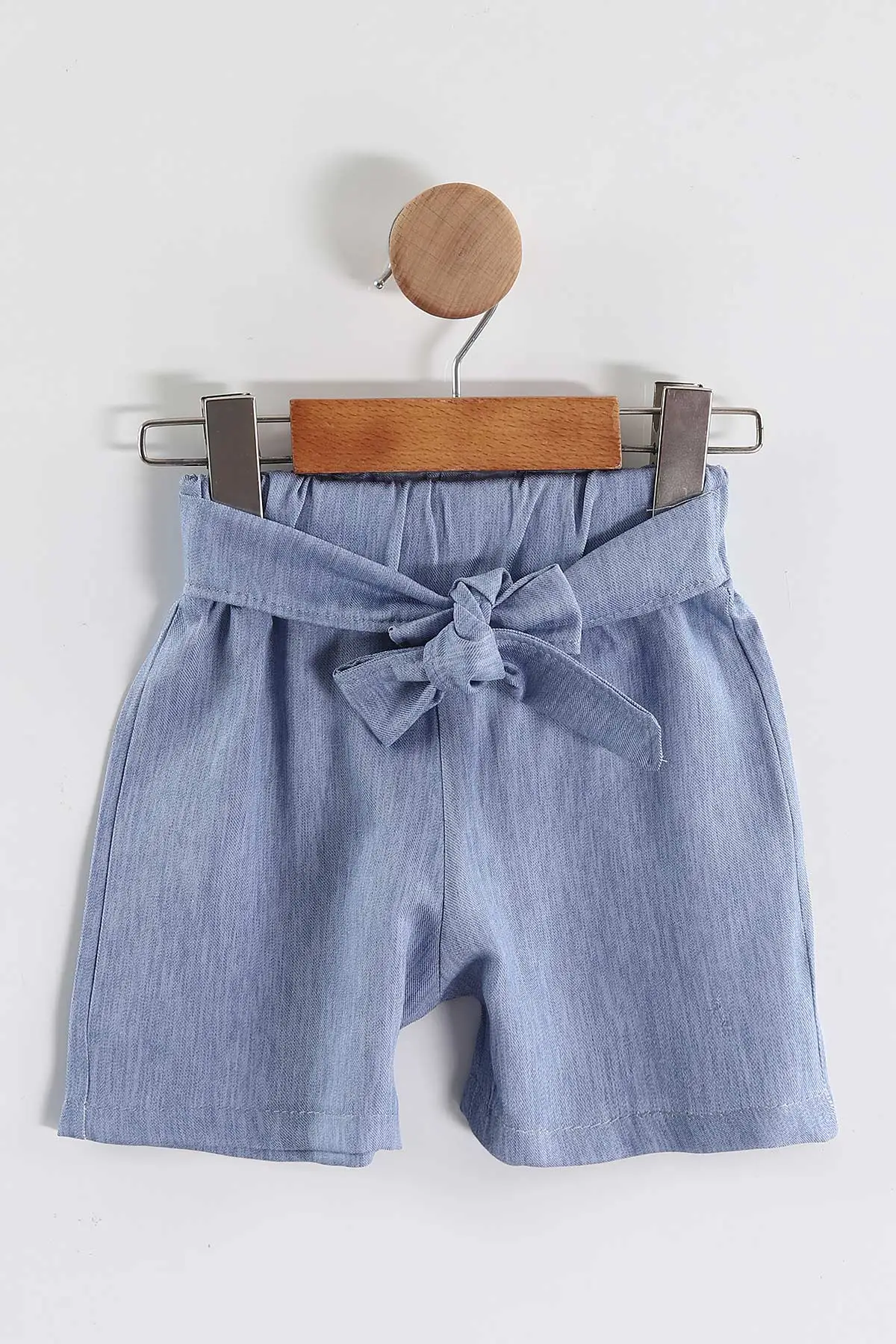 Vizon (2-5 Yaş)Taşlı Kalp Baskılı Tencel Şortlu Kız Çocuk Takım 436928