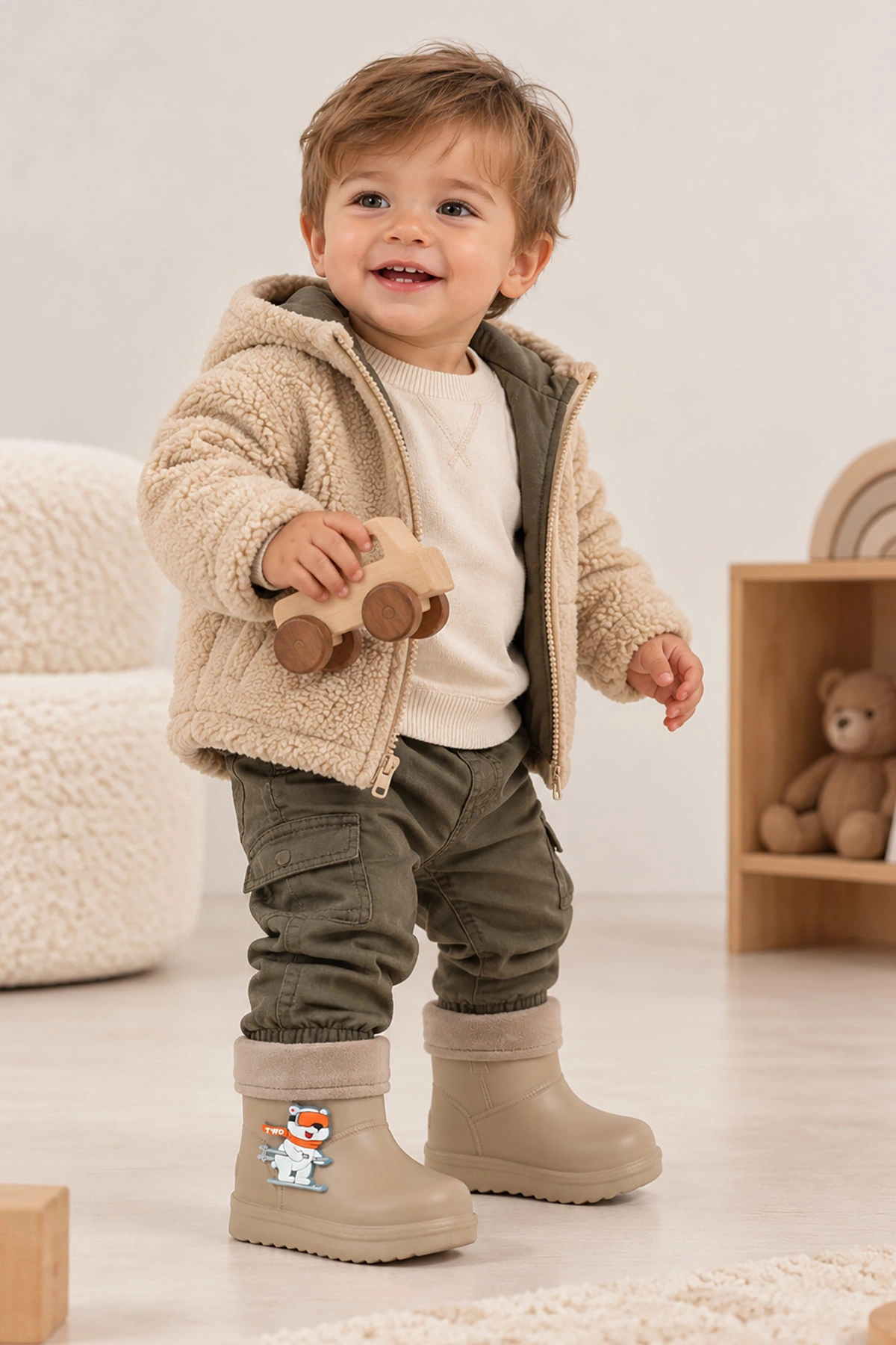 Vizon ( 24 - 35 ) Işıklı Erkek Çocuk Bot 499596
