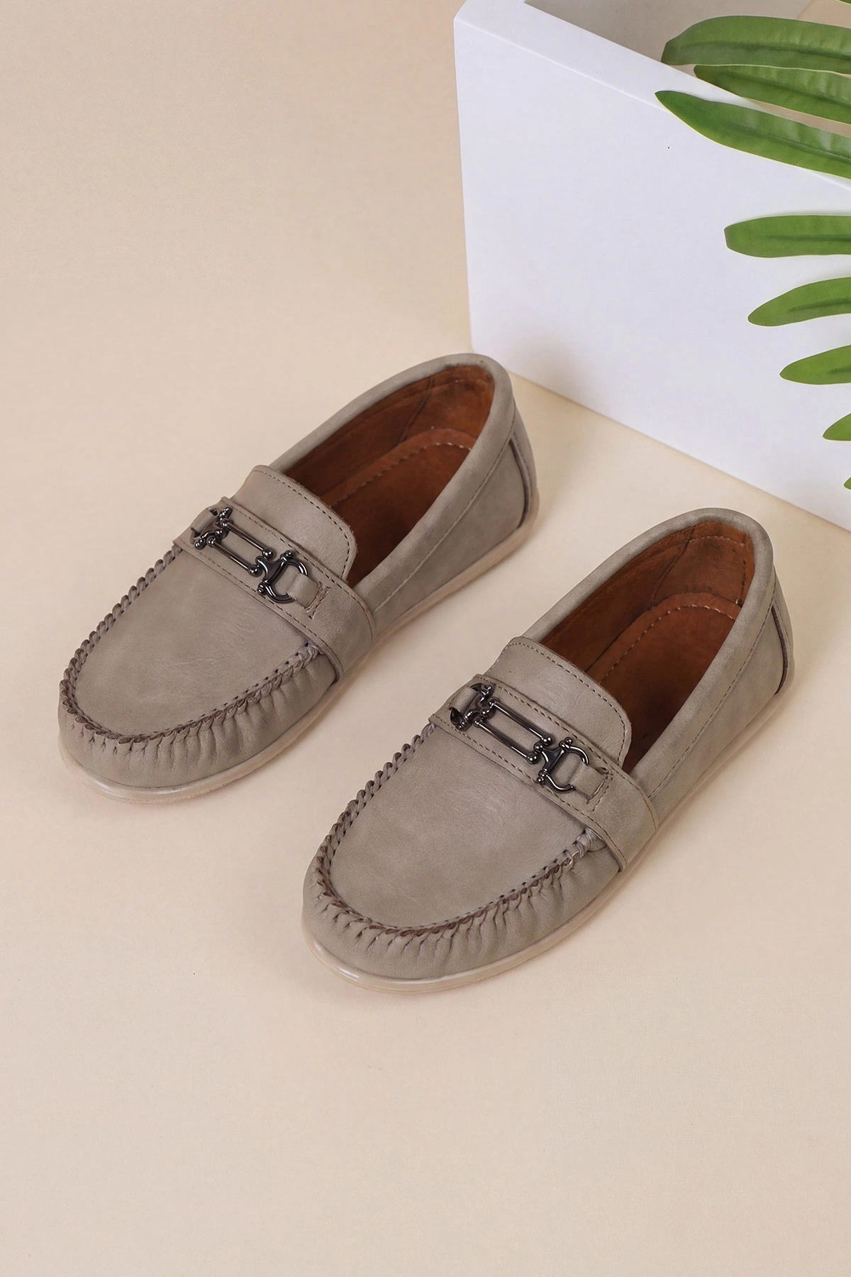 Vizon ( 31 - 36 ) Toka Detaylı Erkek Çocuk Loafer Ayakkabı 463208