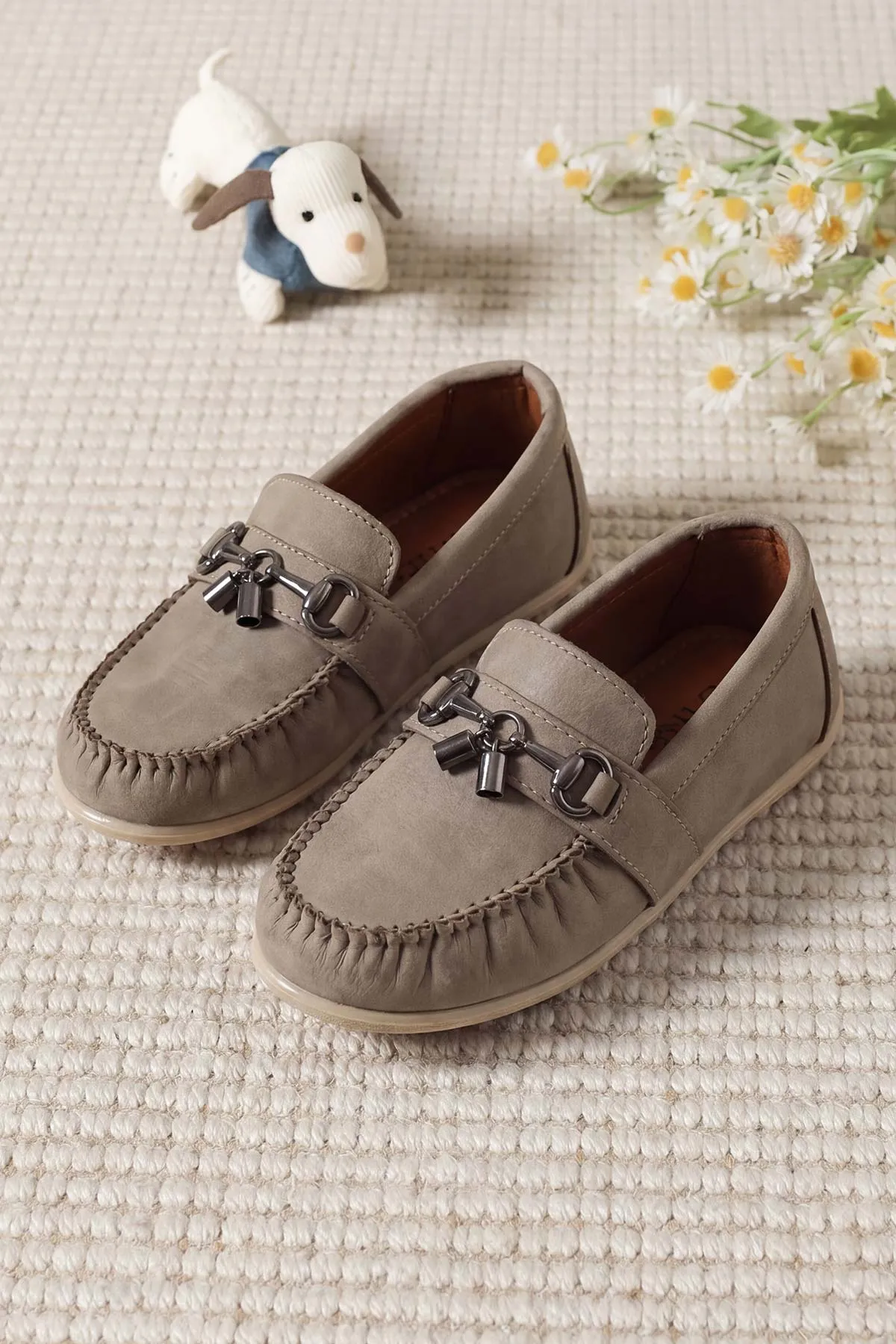 Vizon ( 31 - 36 ) Toka Detaylı Erkek Çocuk Loafer Ayakkabı 463215