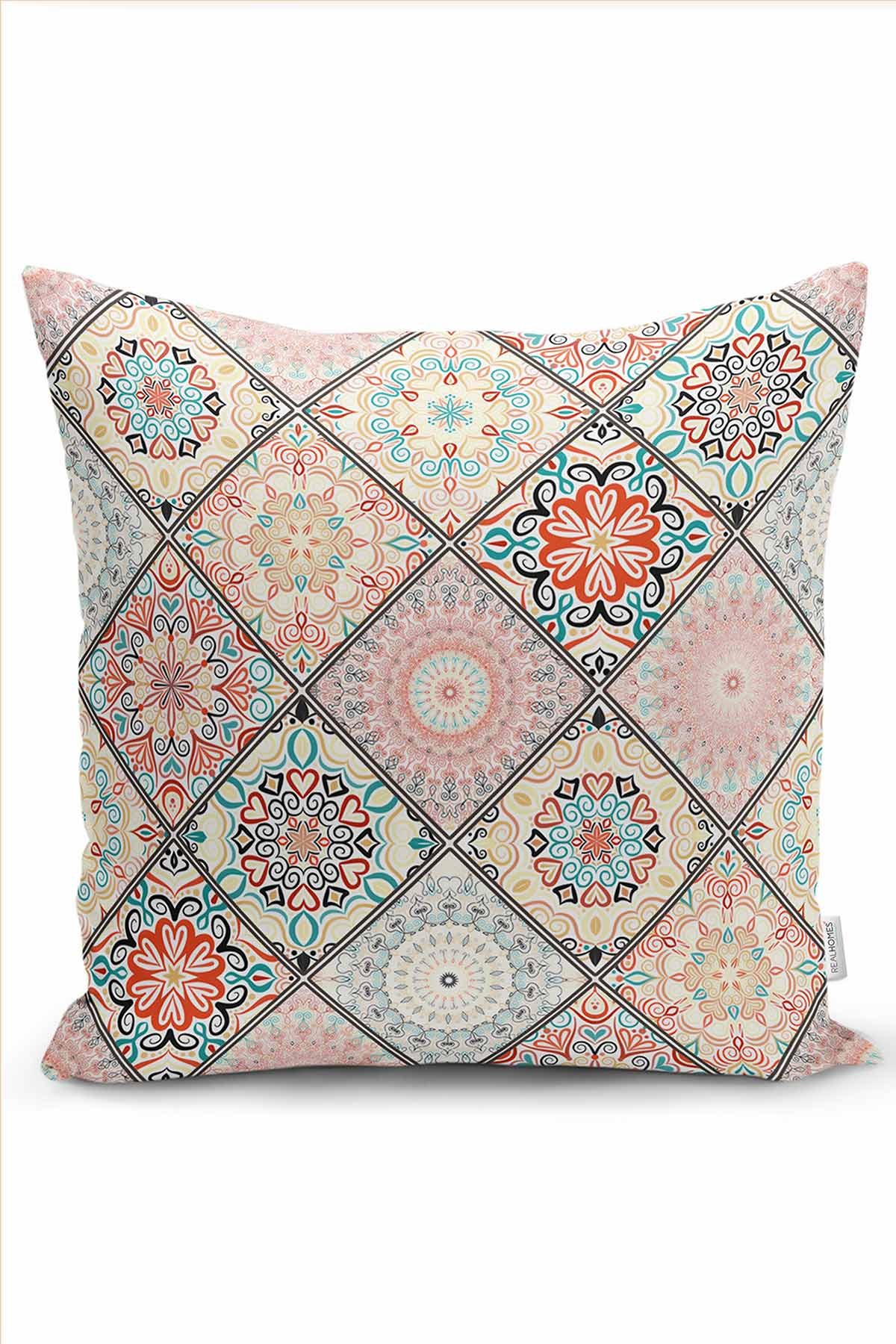 43x43cm Çift Taraflı Dijital Baskılı Dekoratif Modern Yastık Kırlent Kılıfı 218970