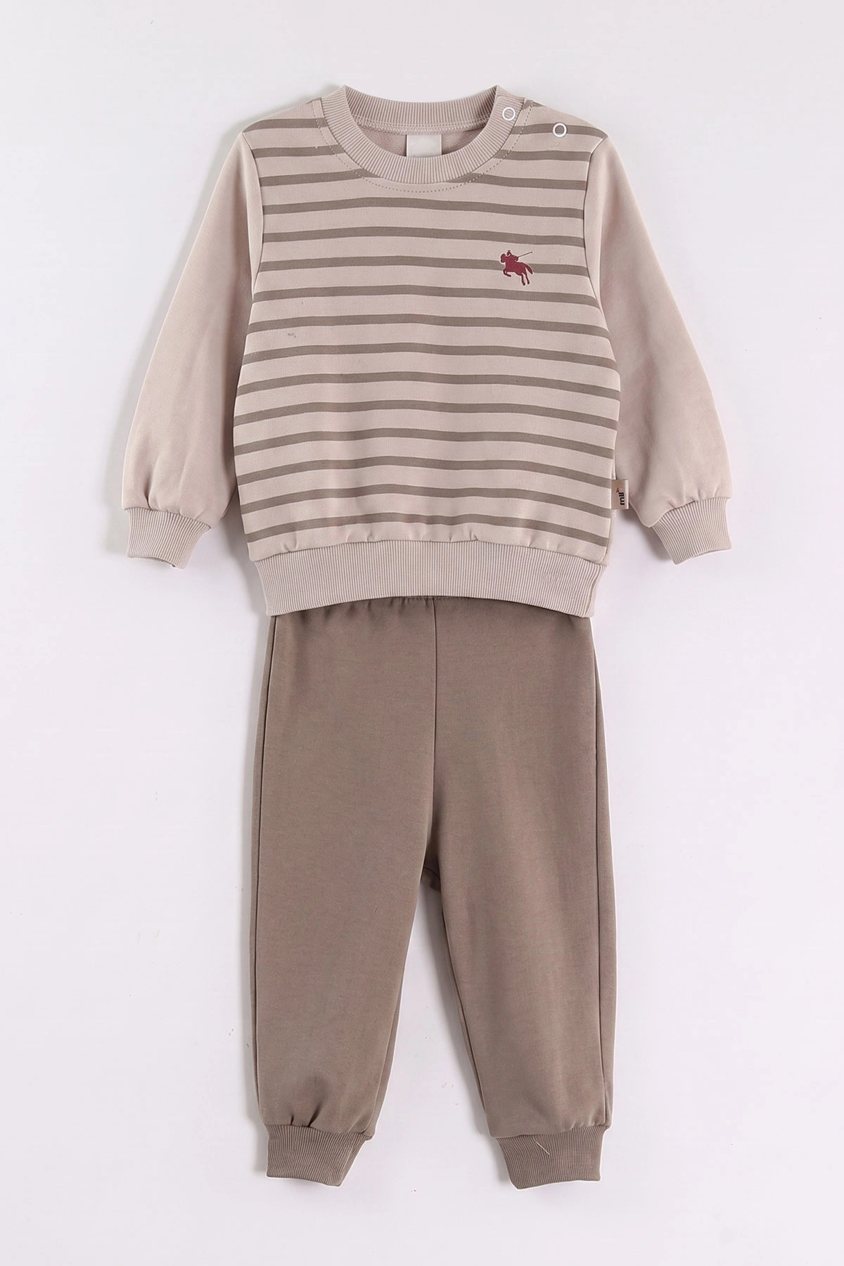 Vizon (6-18 Ay) Çizgi Desenli 2 İp Erkek Bebek Mevsimlik Takım 485287