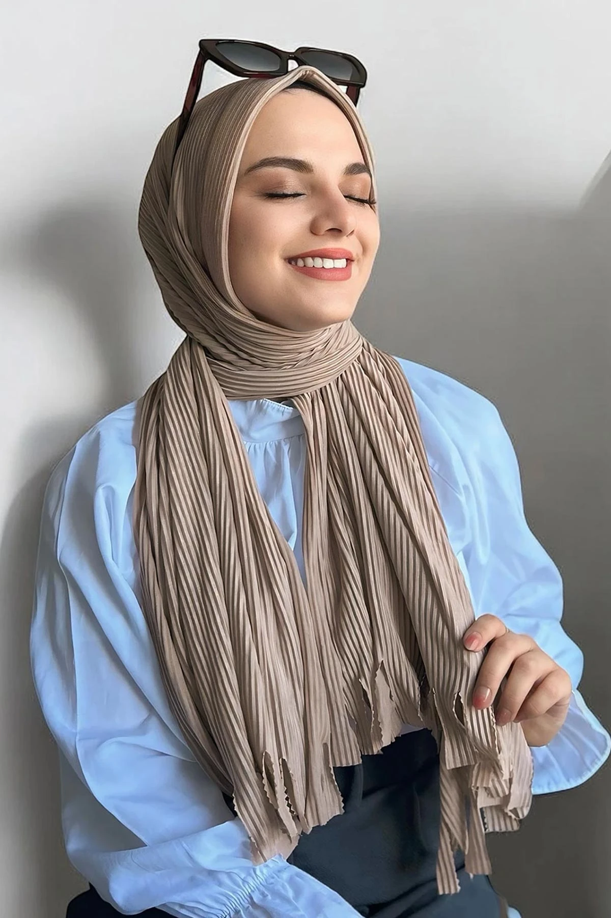 Vizon 70x160 Cm Pratik Pilise Penye Şal 380252