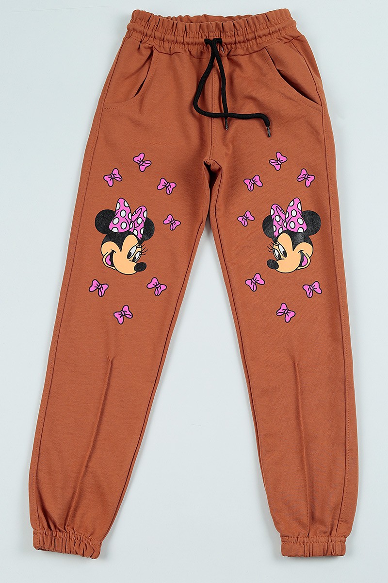 Vizon (9-12 Yaş) Mickey Mouse Baskılı Kız Çocuk Eşofman Altı 104809