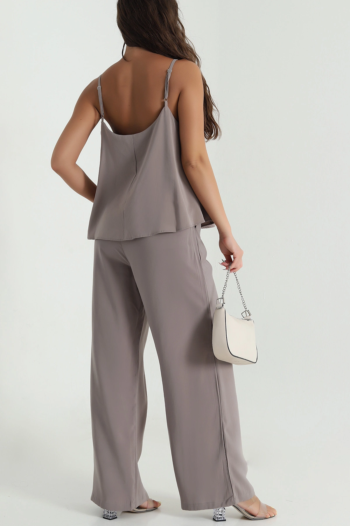 Vizon Askılı Tencel Kadın İkili Takım 471658