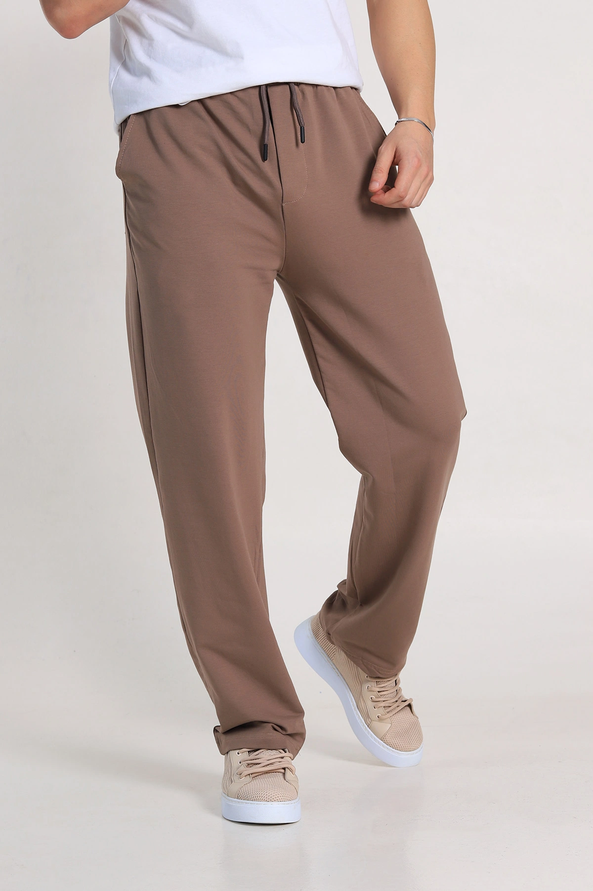 Vizon Baggy İki İp Belden Bağlamalı Erkek Eşofman Altı 338286