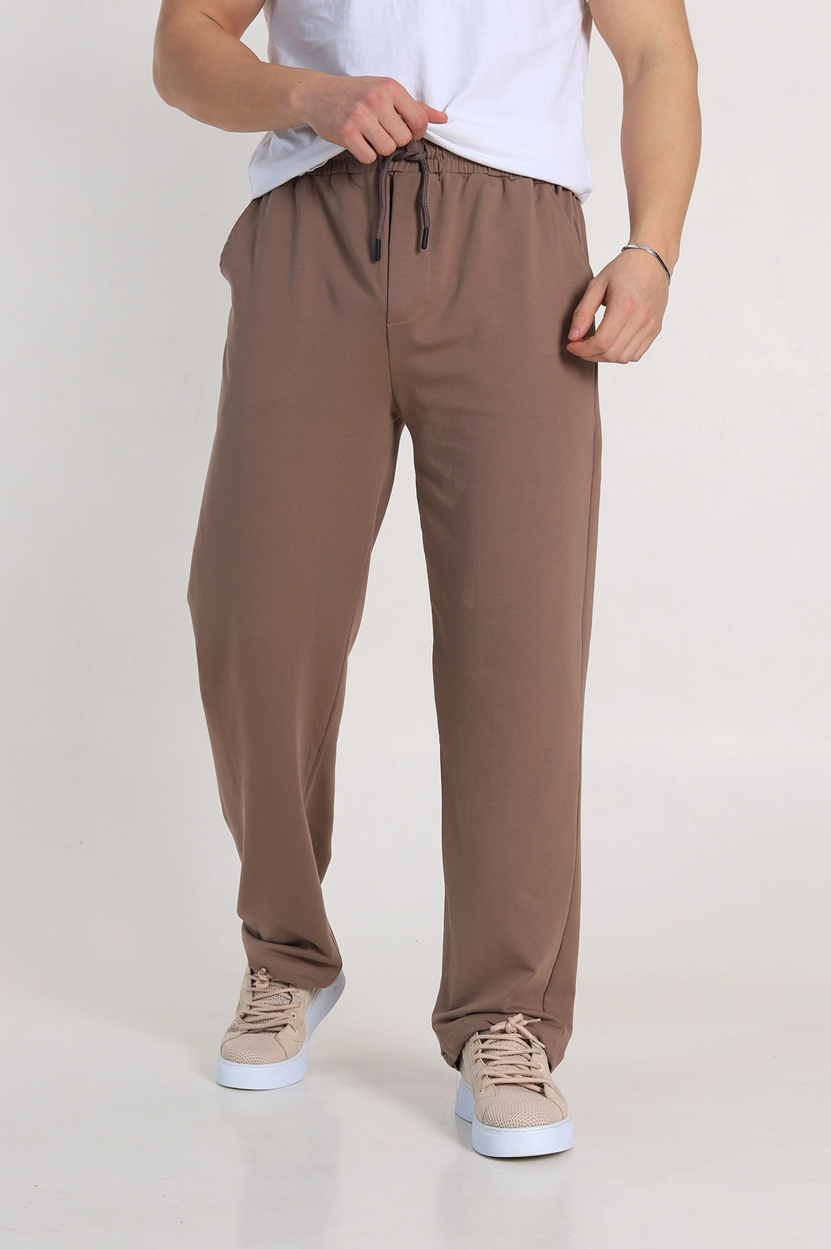 Vizon Baggy İki İp Belden Bağlamalı Erkek Eşofman Altı 338286