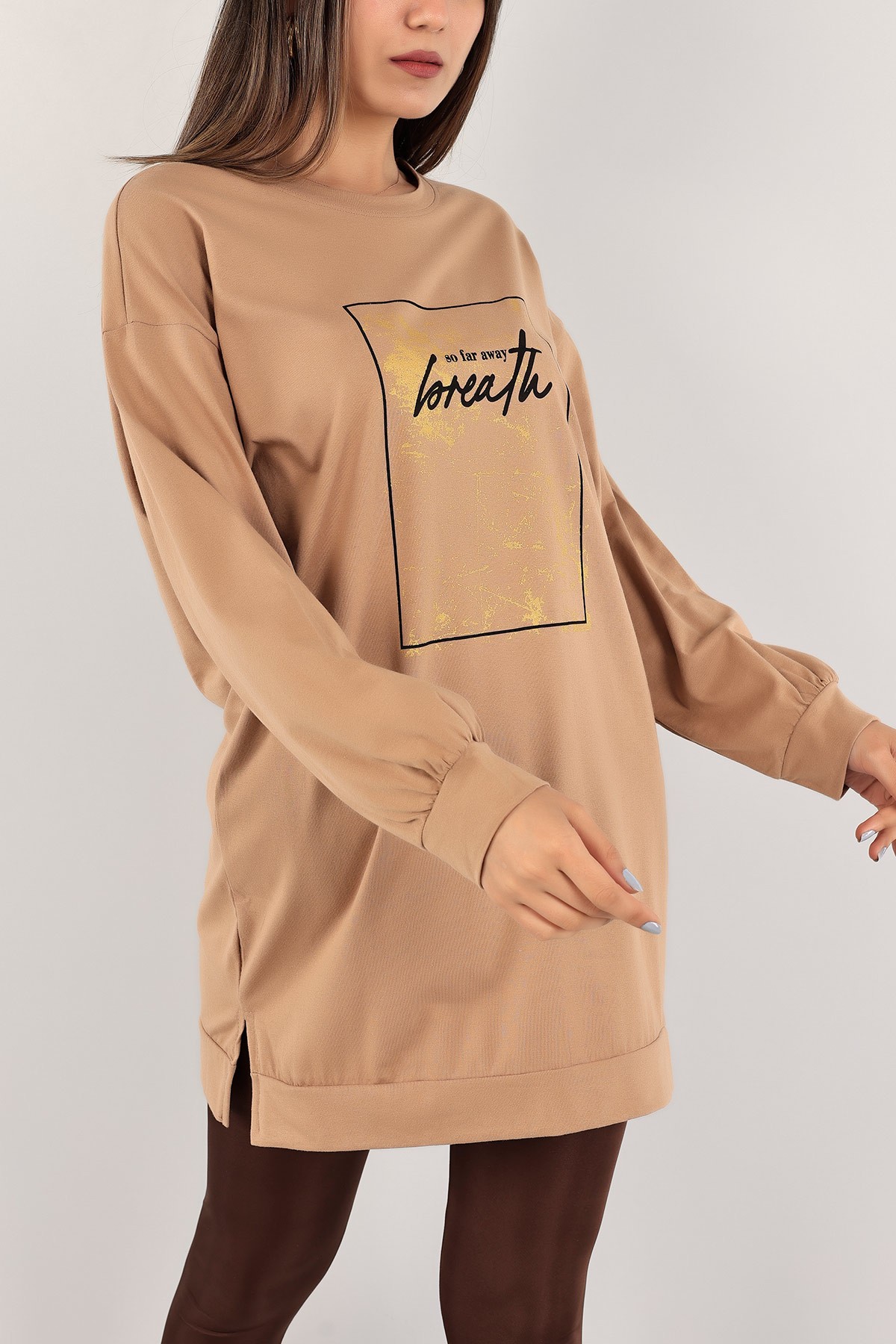 Vizon Baskılı Yazlık Tunik 116273