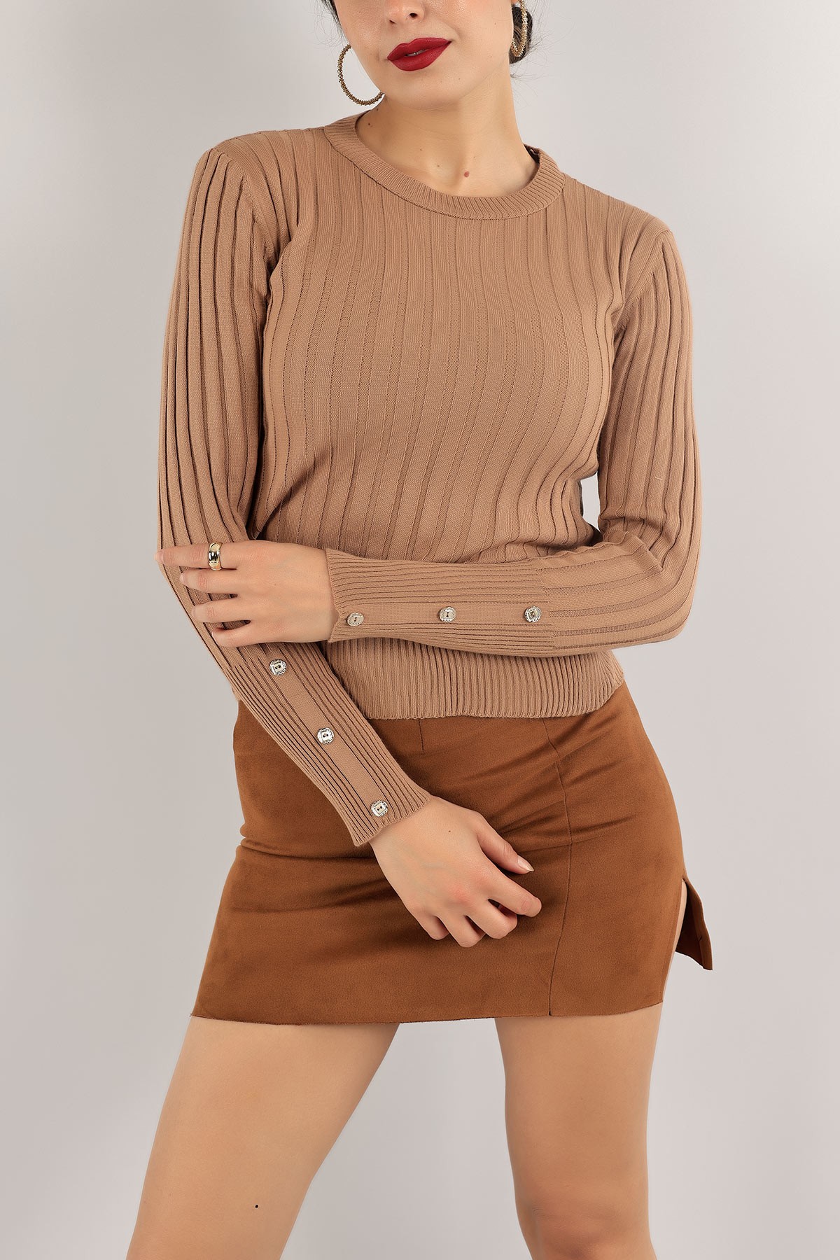 Vizon Bisiklet Yaka Triko Kazak 131566
