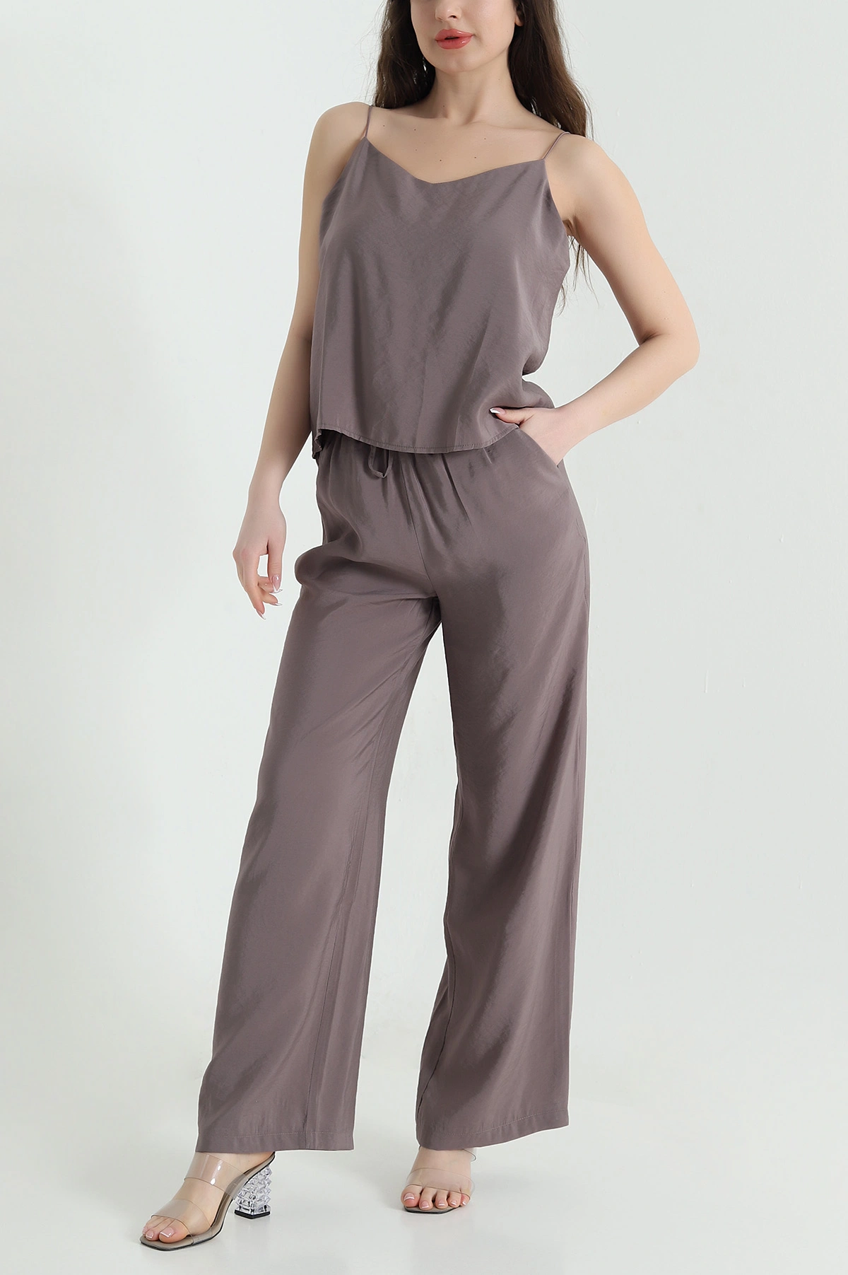 Vizon Bluz Pantolon Modal Kadın İkili Takım 454829