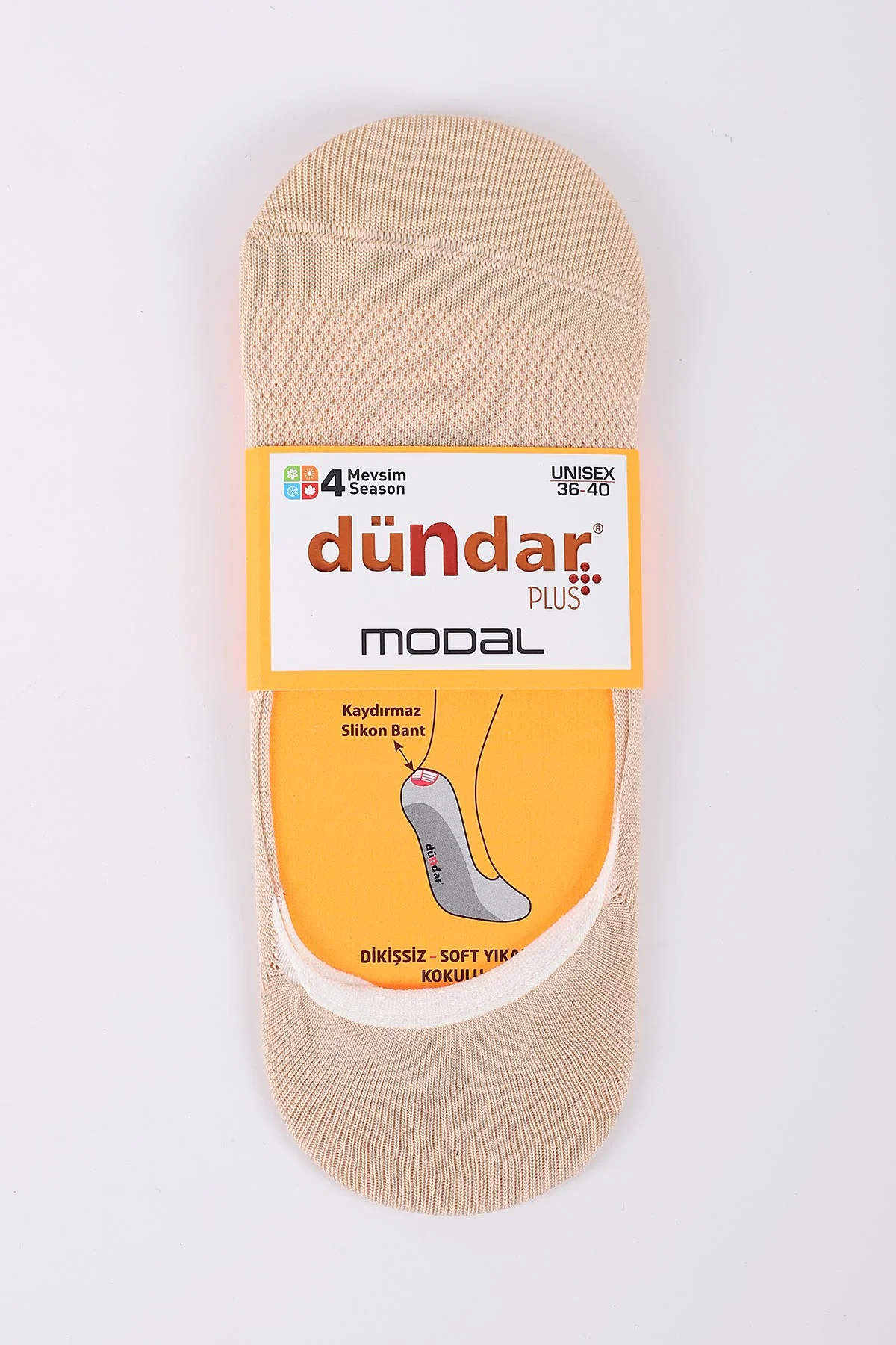 Vizon Dört Mevsim Kadın Modal Babet Çorap 36-40 422933