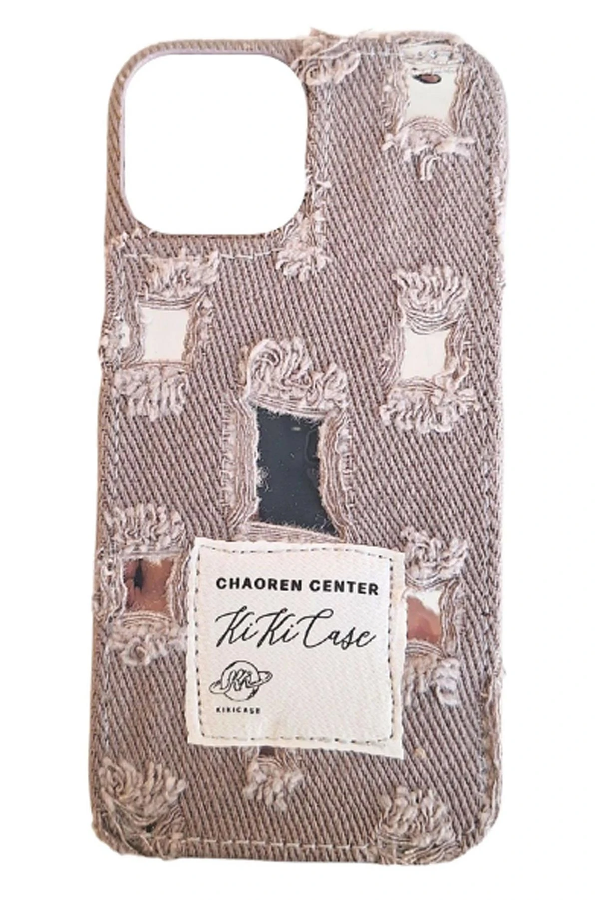 Vizon iPhone 12 Pro Max Uyumlu Jeans Serisi Denim Kot Desenli Premium Telefon Kılıfı 404072