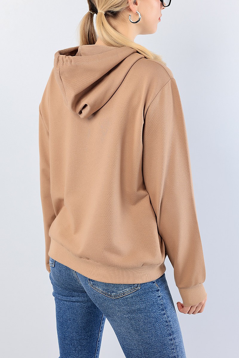 Vizon Kanguru Cepli Bayan Sweat 76191