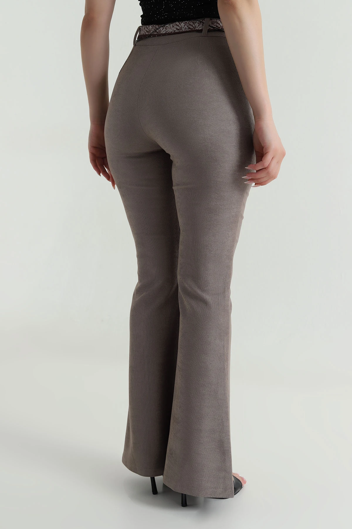 Vizon Kemerli Massimo Kadın Pantolon 485985