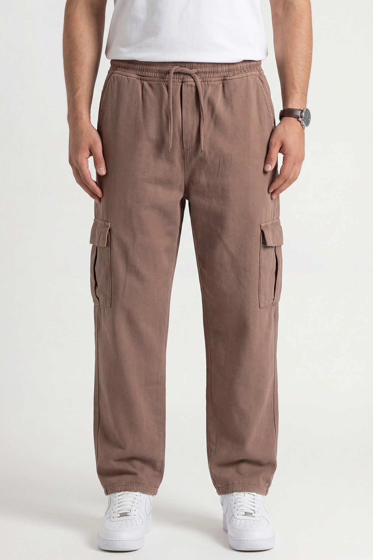 Vizon Keten Baggy Kargo Cepli Erkek Pantolon 456102