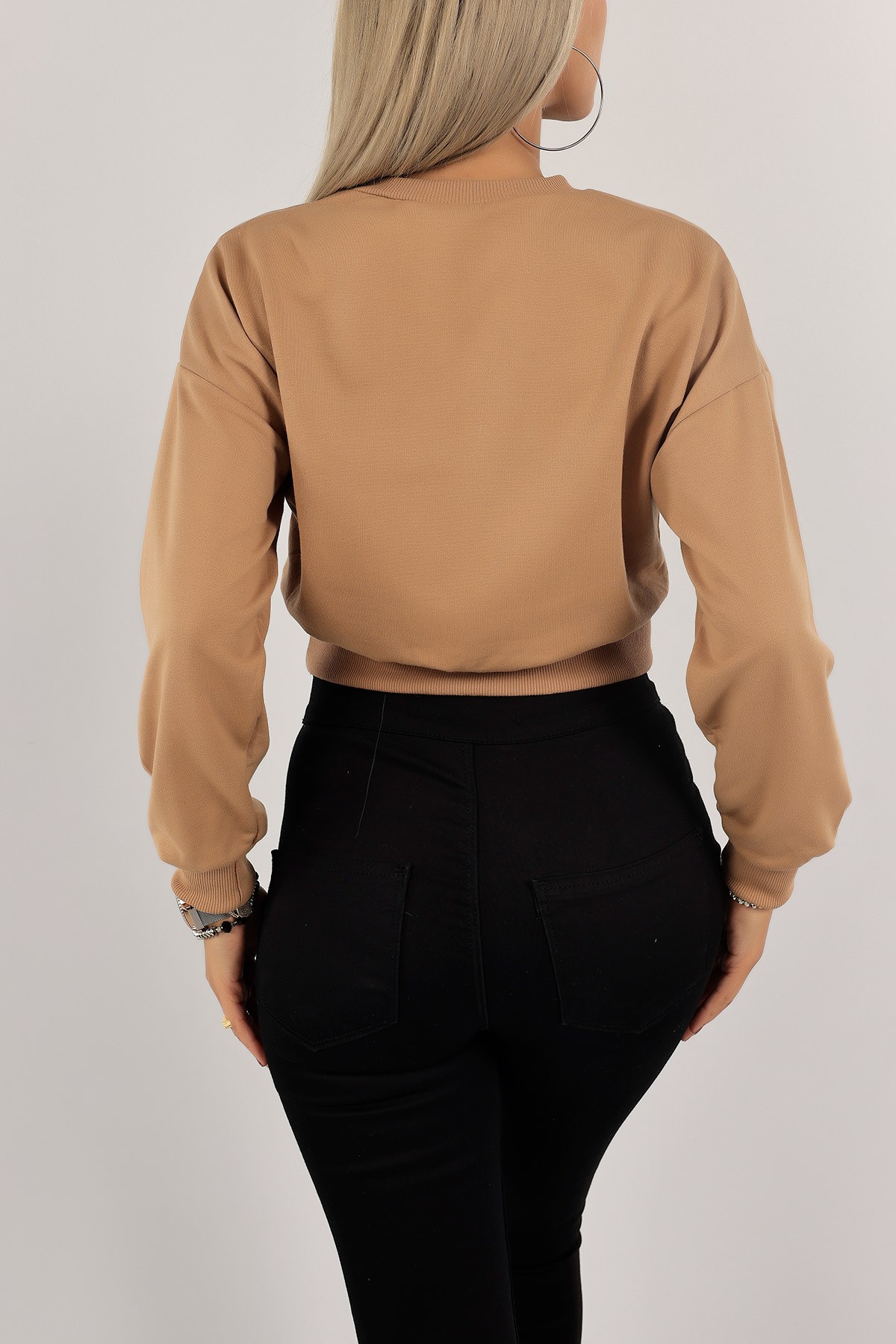 Vizon Nakışlı İki İp Sweat 132763