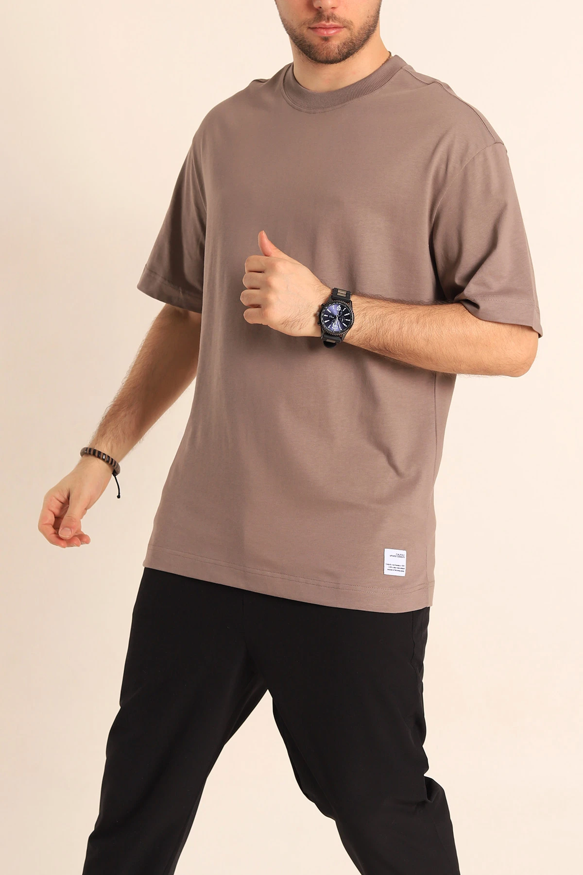 Vizon Oversize Suprem Basic Erkek Tişört 254695