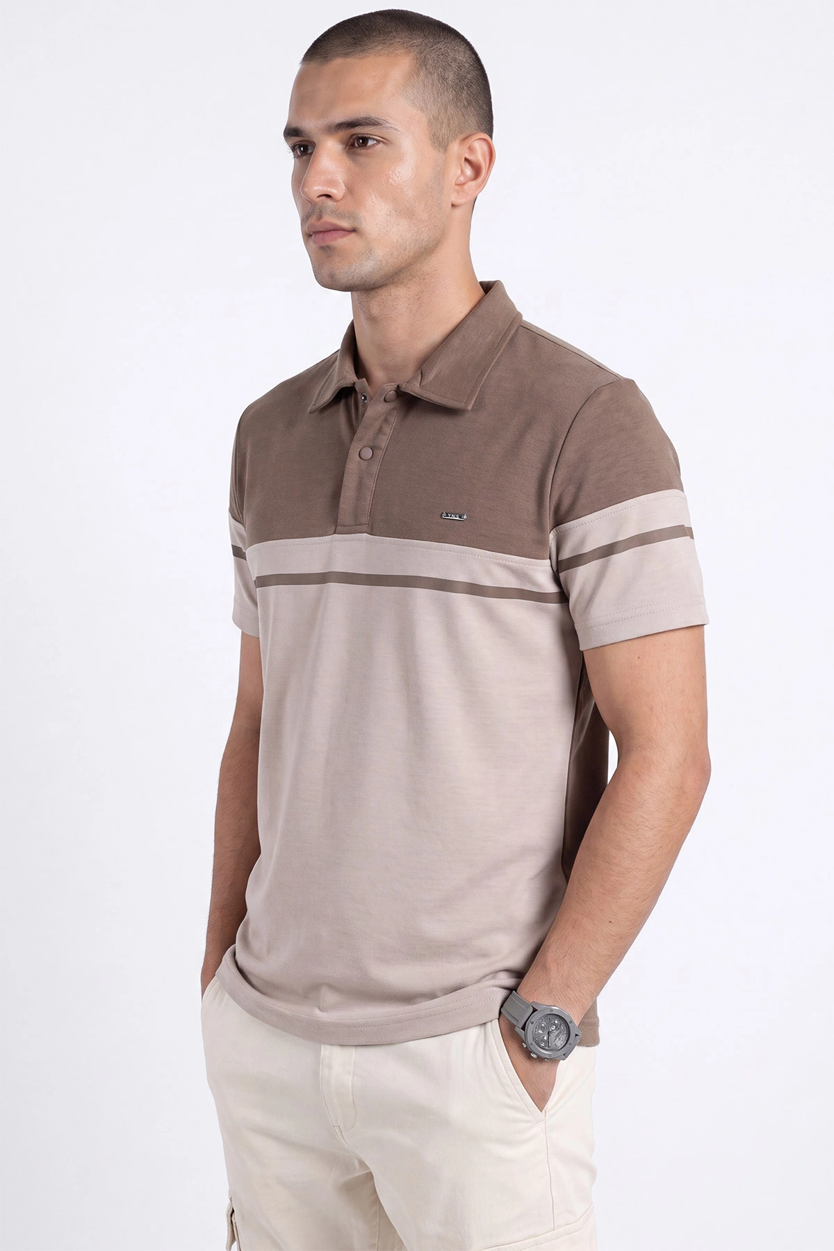 Vizon Oysho Kumaş Polo Yaka Erkek Tişört 471685