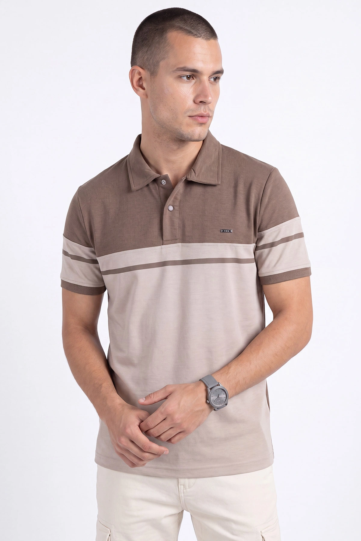 Vizon Oysho Kumaş Polo Yaka Erkek Tişört 471685