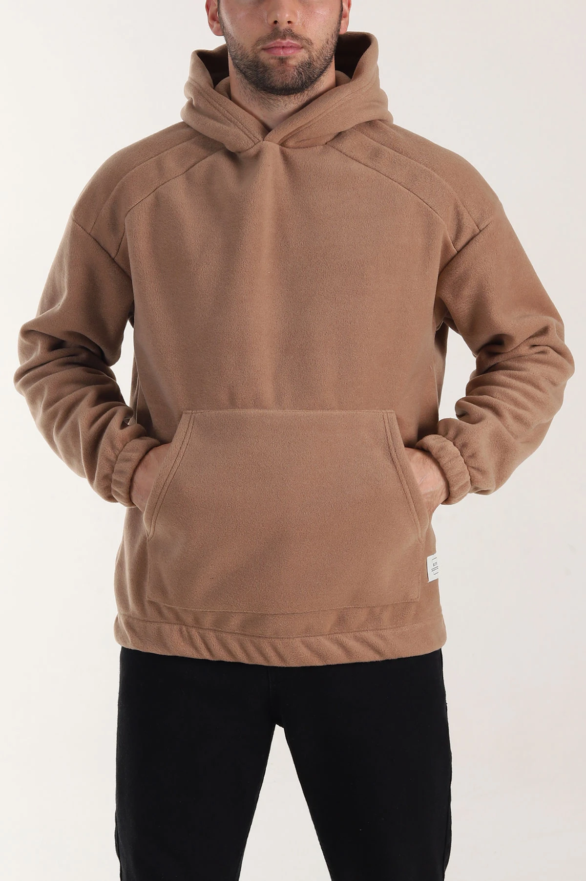 Vizon Polar Kumaş Kapüşonlu Erkek Sweatshirt 408508