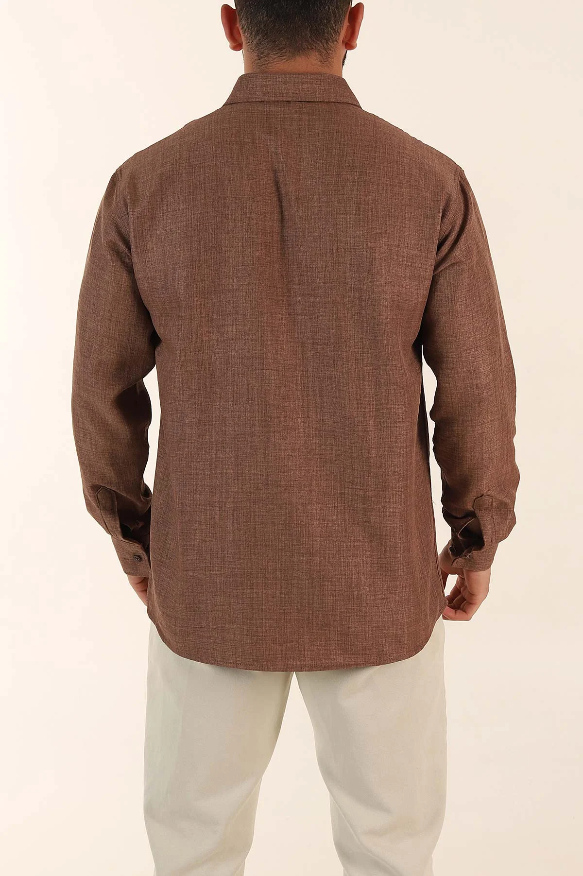Vizon Regular Fit Ata Yaka Uzun Kollu Erkek Gömlek 369872