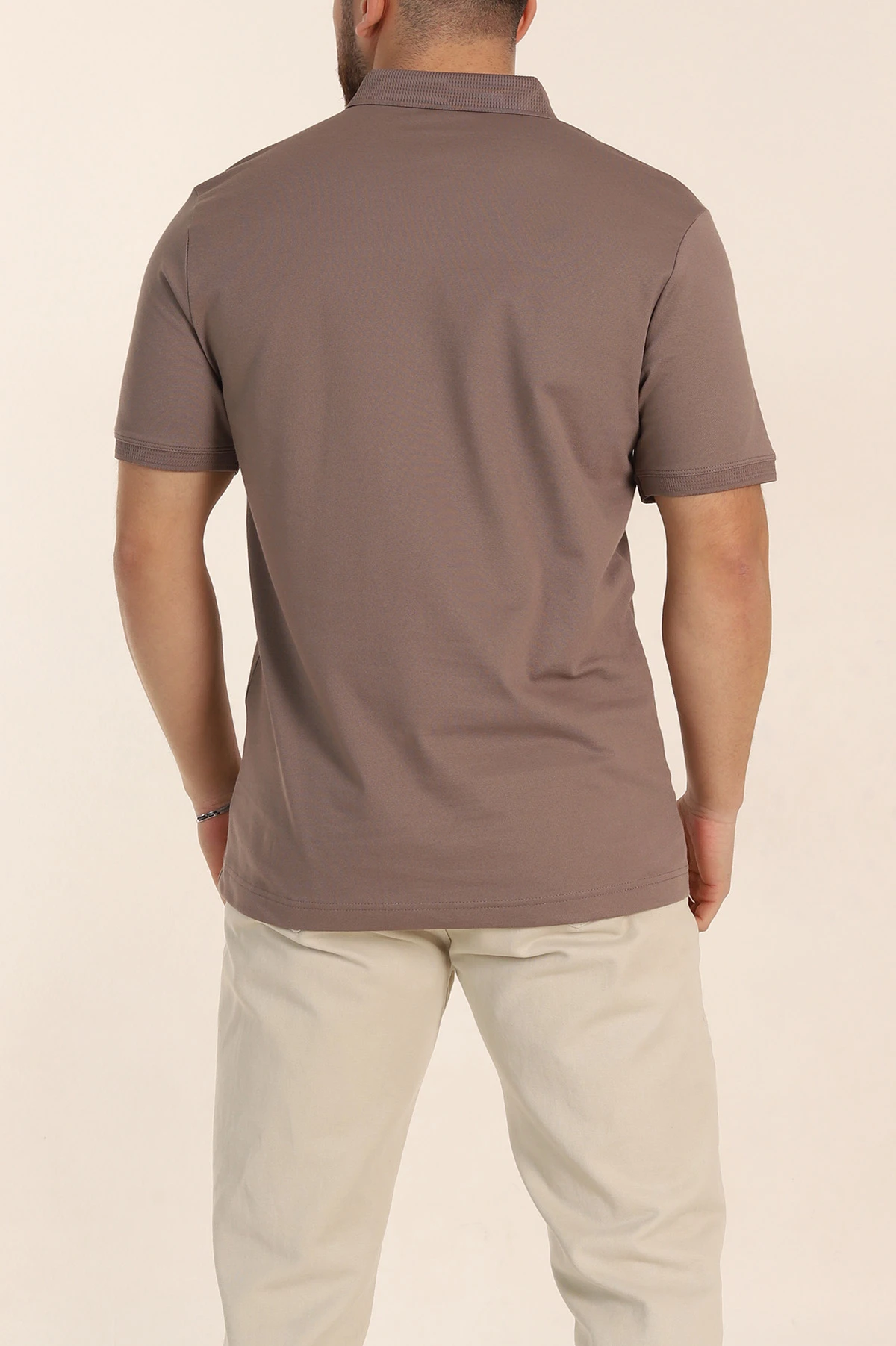 Vizon Regular Fit Dokulu Polo Yaka Erkek Tişört 342495