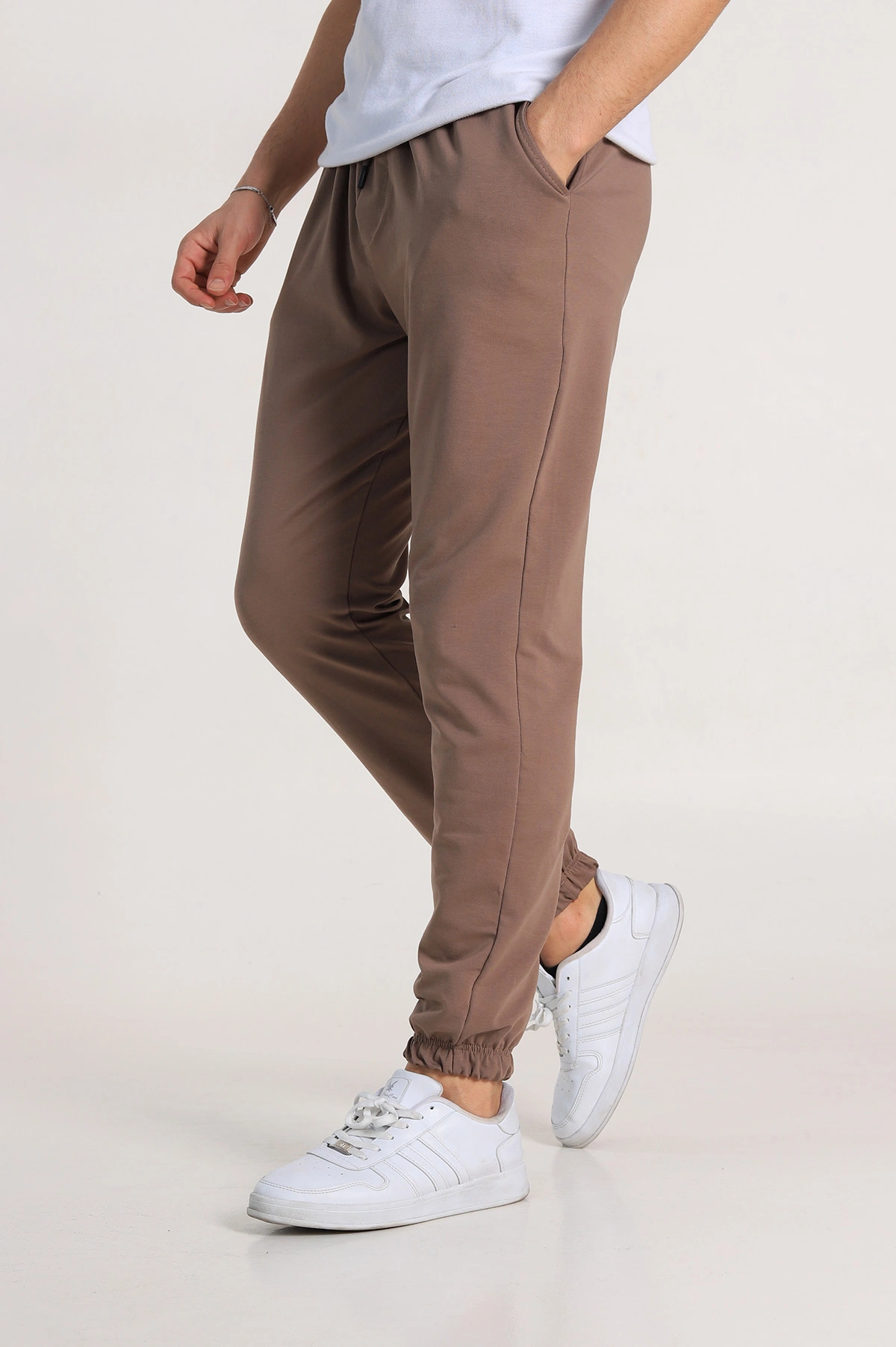 Vizon Regular Fit İki İp Paça Lastikli Erkek Eşofman Altı 338278