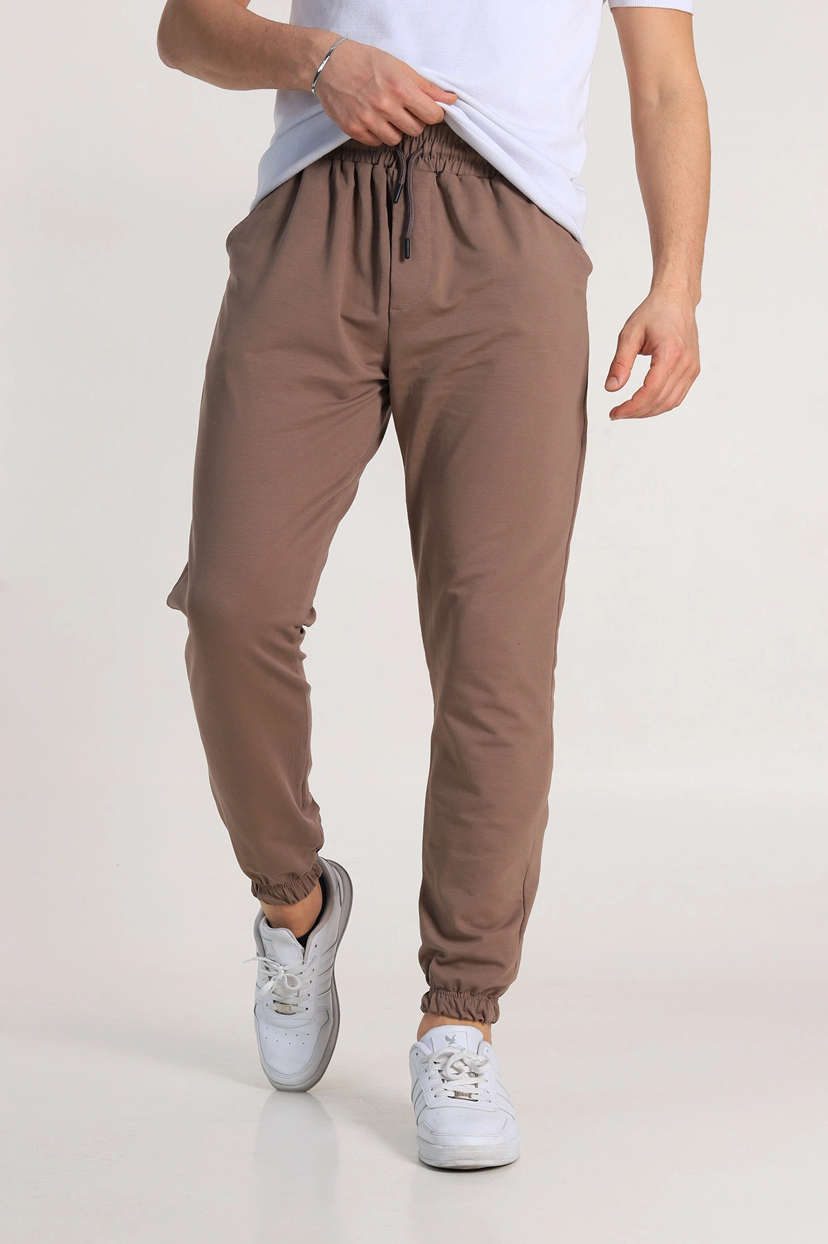 Vizon Regular Fit İki İp Paça Lastikli Erkek Eşofman Altı 338278