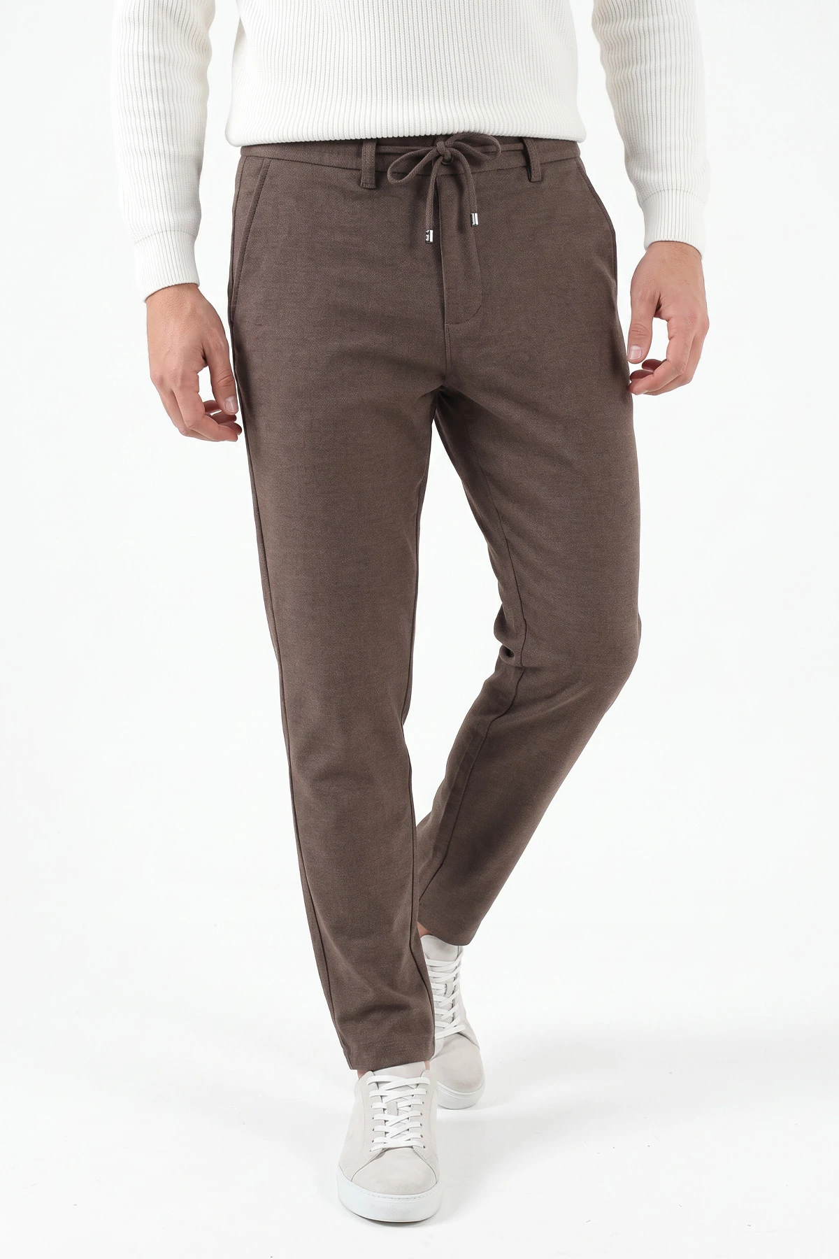 Vizon Slim Fit Belden Bağlamalı Erkek Pantolon 493204