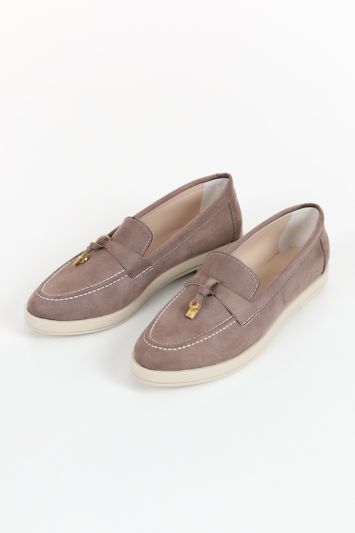 Vizon Süet Loafer Ayakkabı 128555