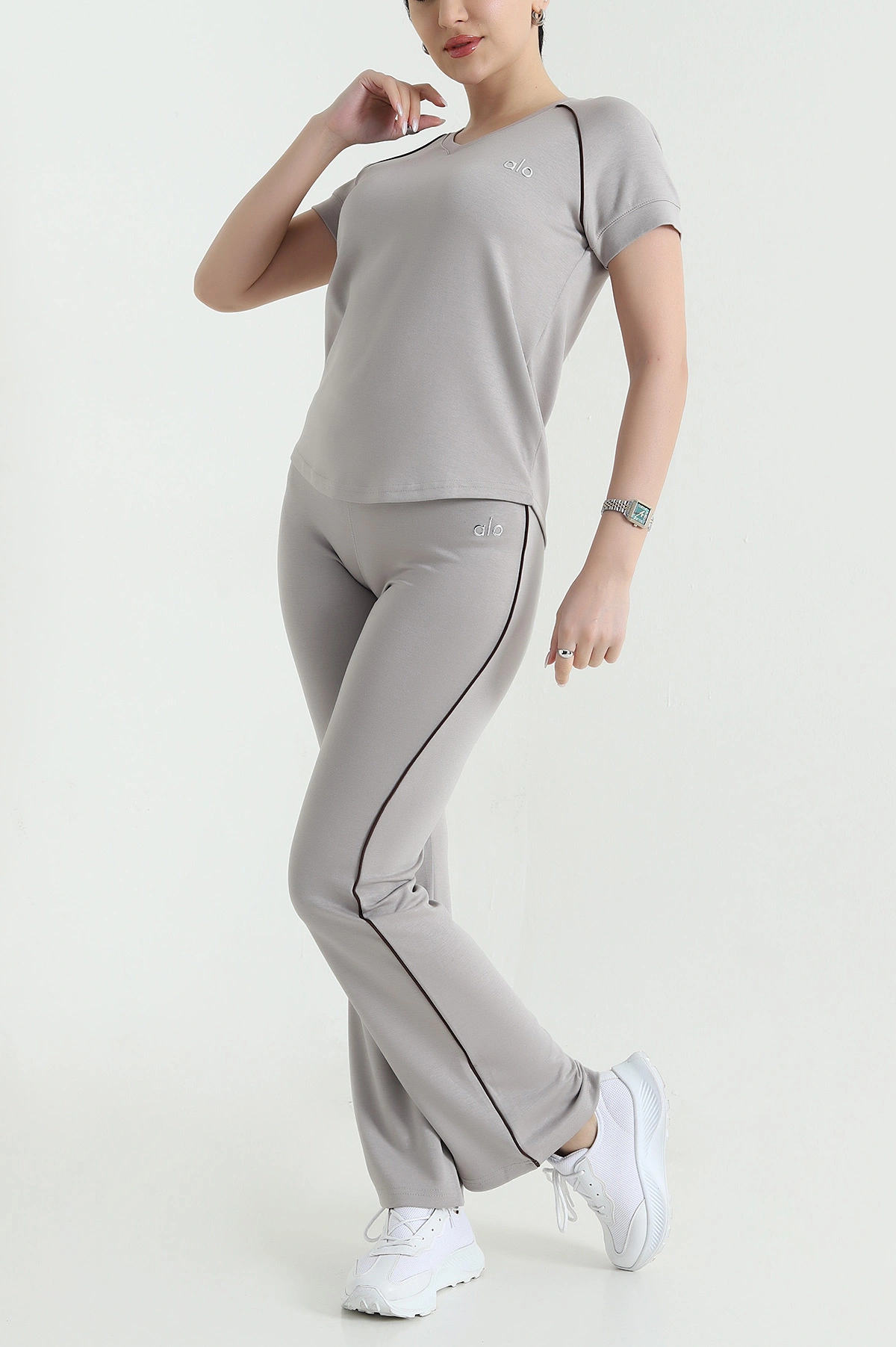 Vizon V Yaka Likralı Modal Kadın İkili Takım 444148