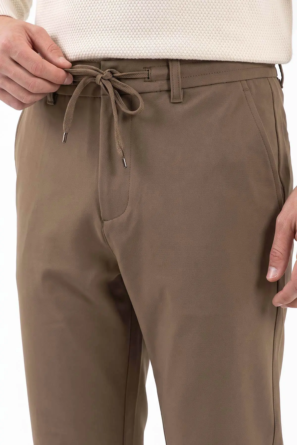 Vizon Regular Fit Belden Bağlamalı Erkek Pantolon 493157