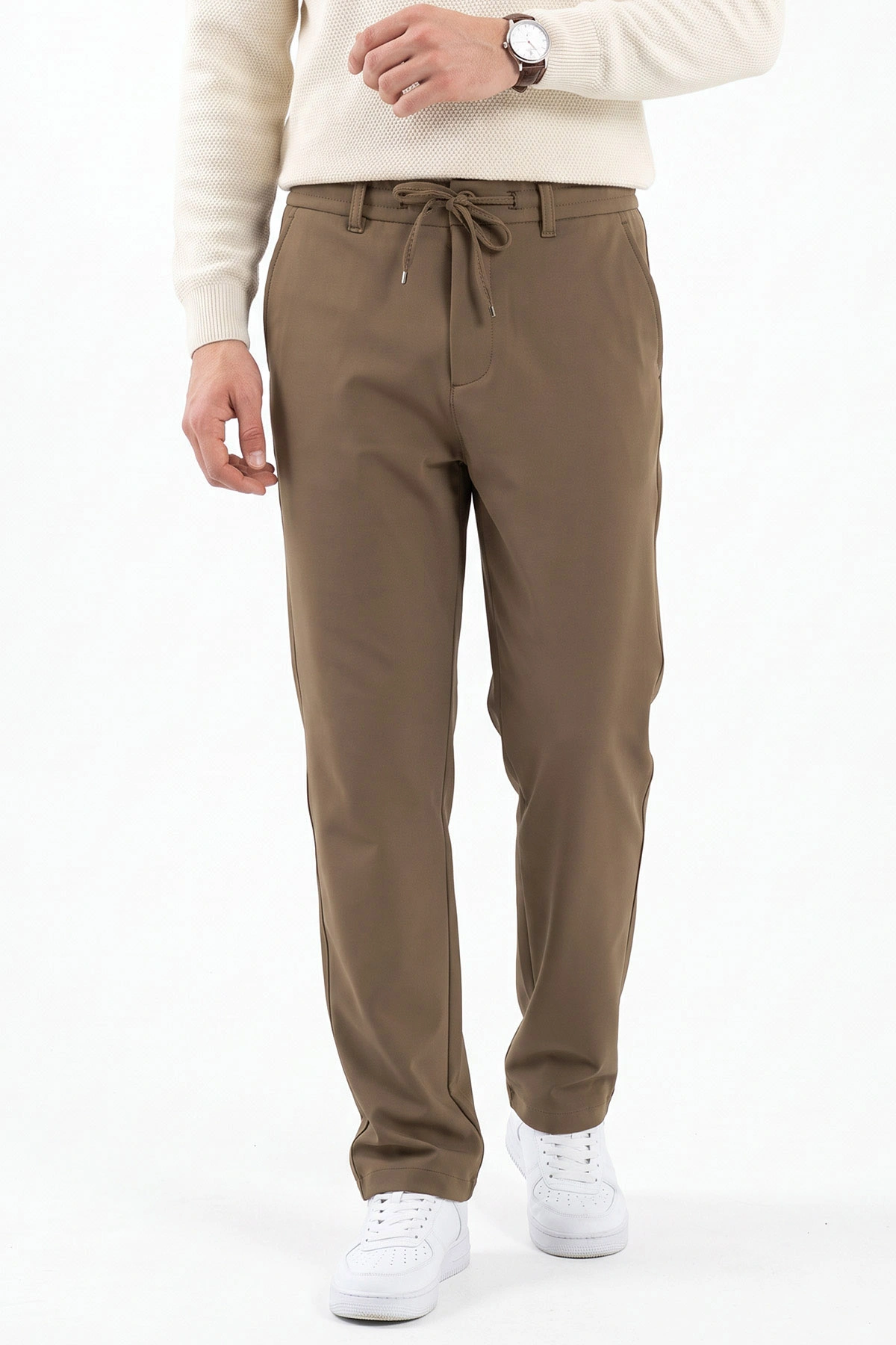 Vizon Regular Fit Belden Bağlamalı Erkek Pantolon 493157
