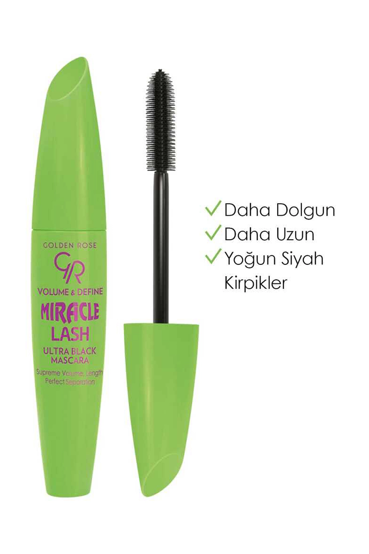 Volume ve Define Miracle Lash Ultra Black Mascara - Black - Hacim Veren Maskara 400220