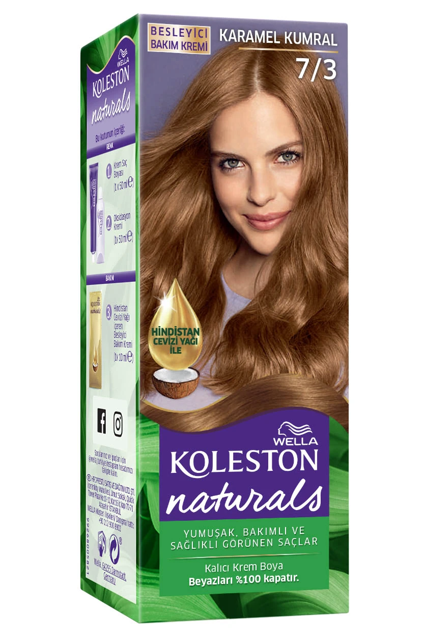 Wella Koleston Naturals 7/3 Karamel Kumral 260584 TL Modamizbir