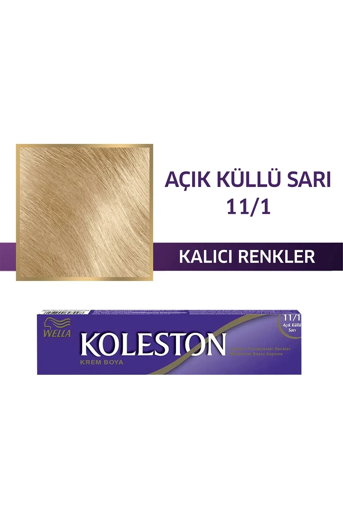 Wella Koleston Single 11/1 Açık Küllü Sarı 261474