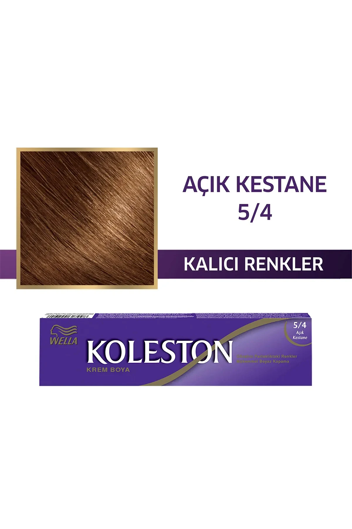 Wella Koleston Single 5/4 Açık Kestane 261455