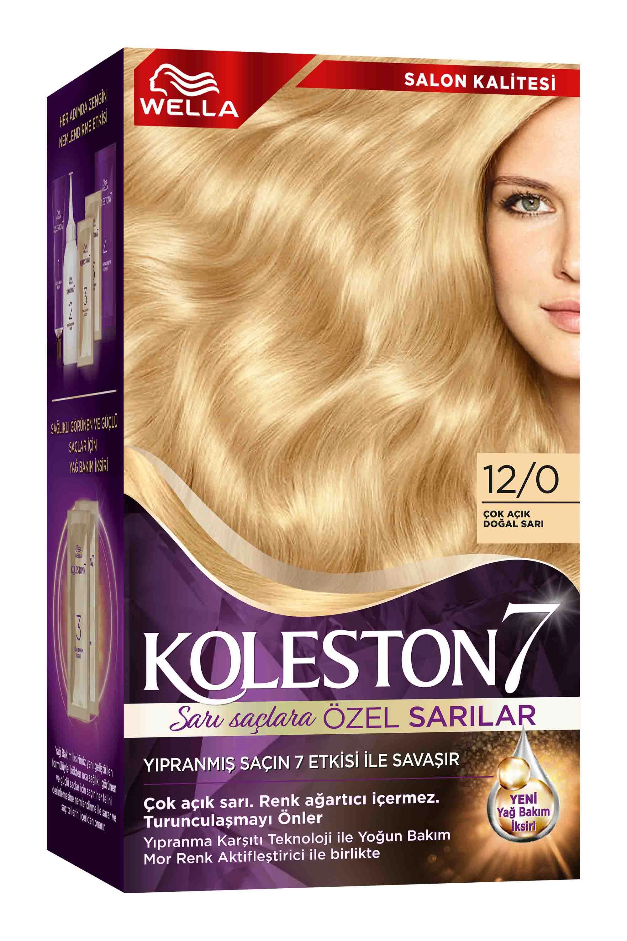 Wella Koleston Supreme Kit 12/0 Çok Açık Doğal Sarı 261840