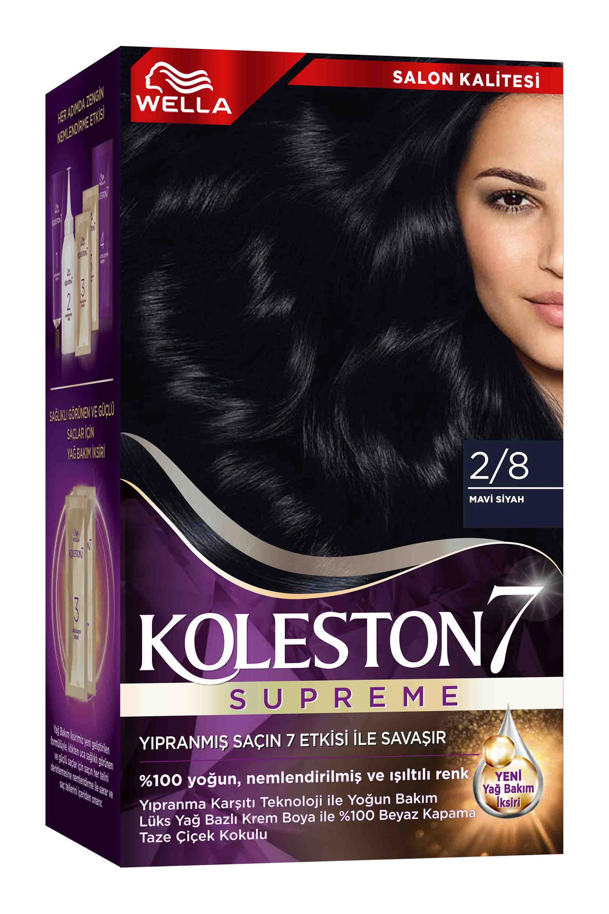 Wella Koleston Supreme Kit 2/8 Mavi Siyah 261806