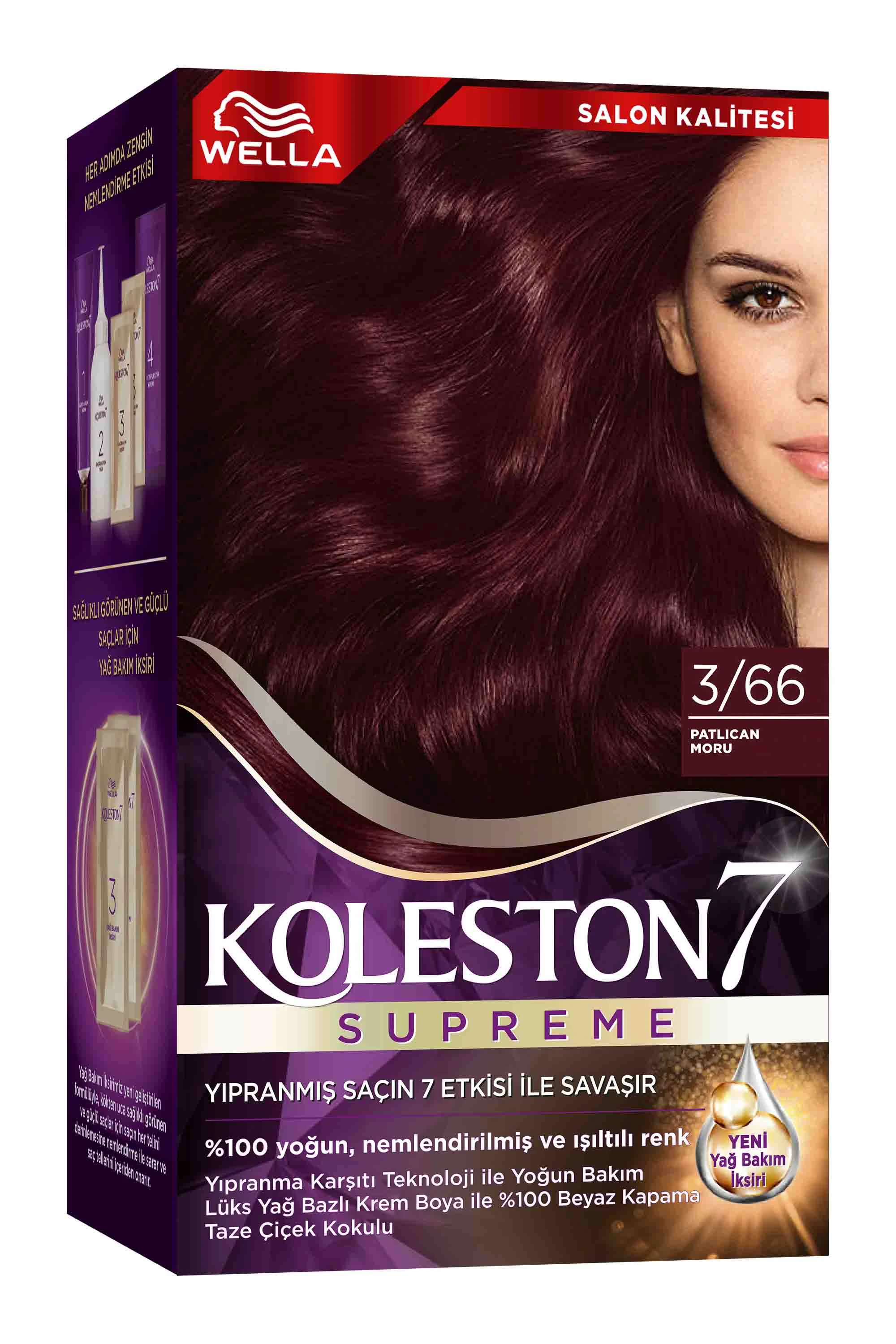 Wella Koleston Supreme Kit 3/66 Patlıcan Moru 261809