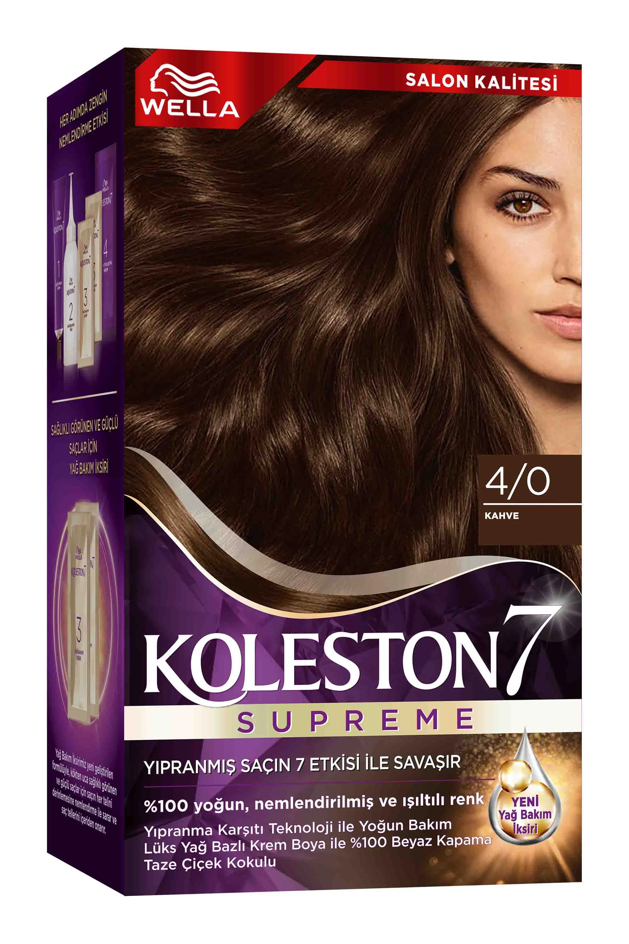 Wella Koleston Supreme Kit 4/0 Kahve 261810