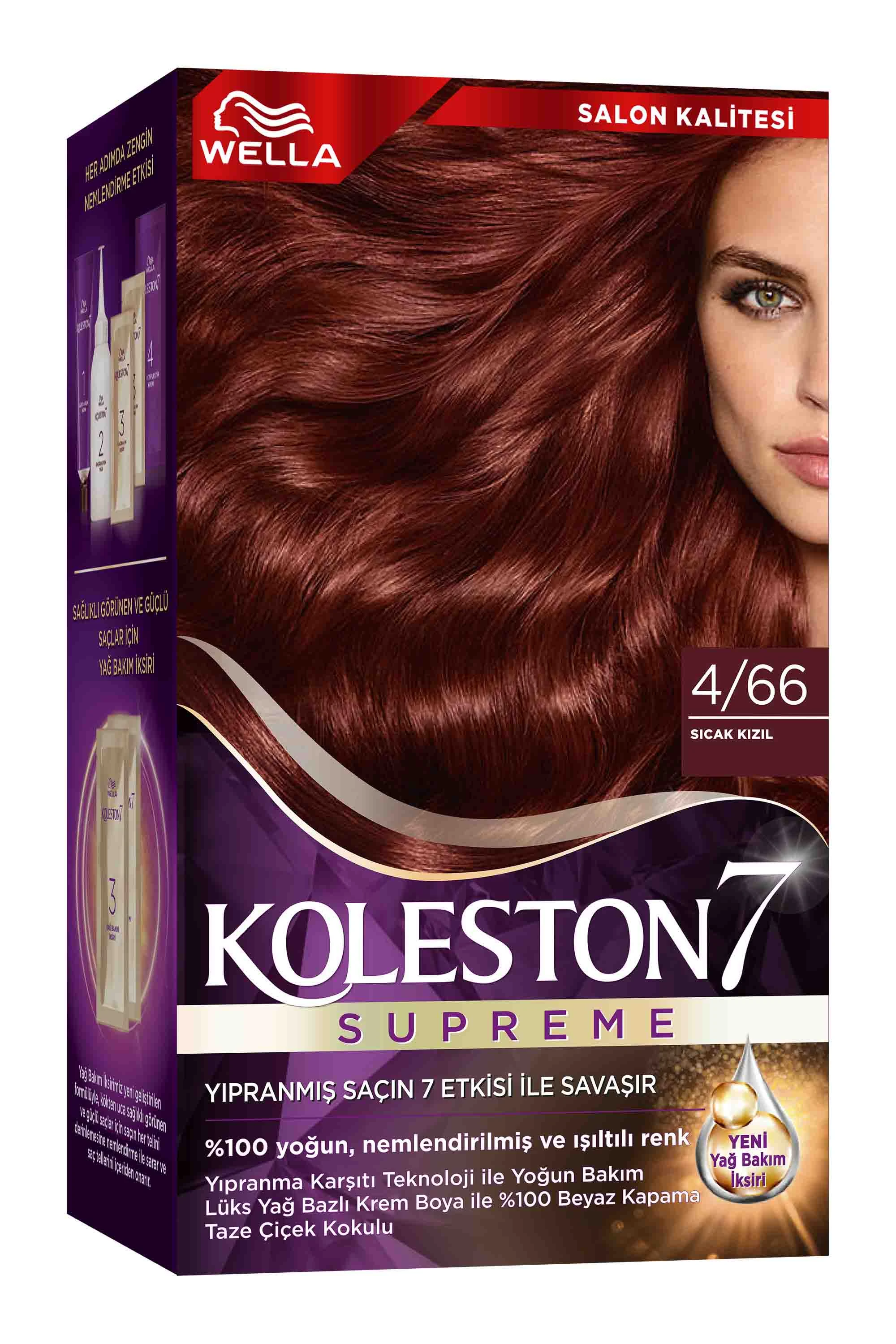 Wella Koleston Supreme Kit 4/66 Sıcak Kızıl 261812