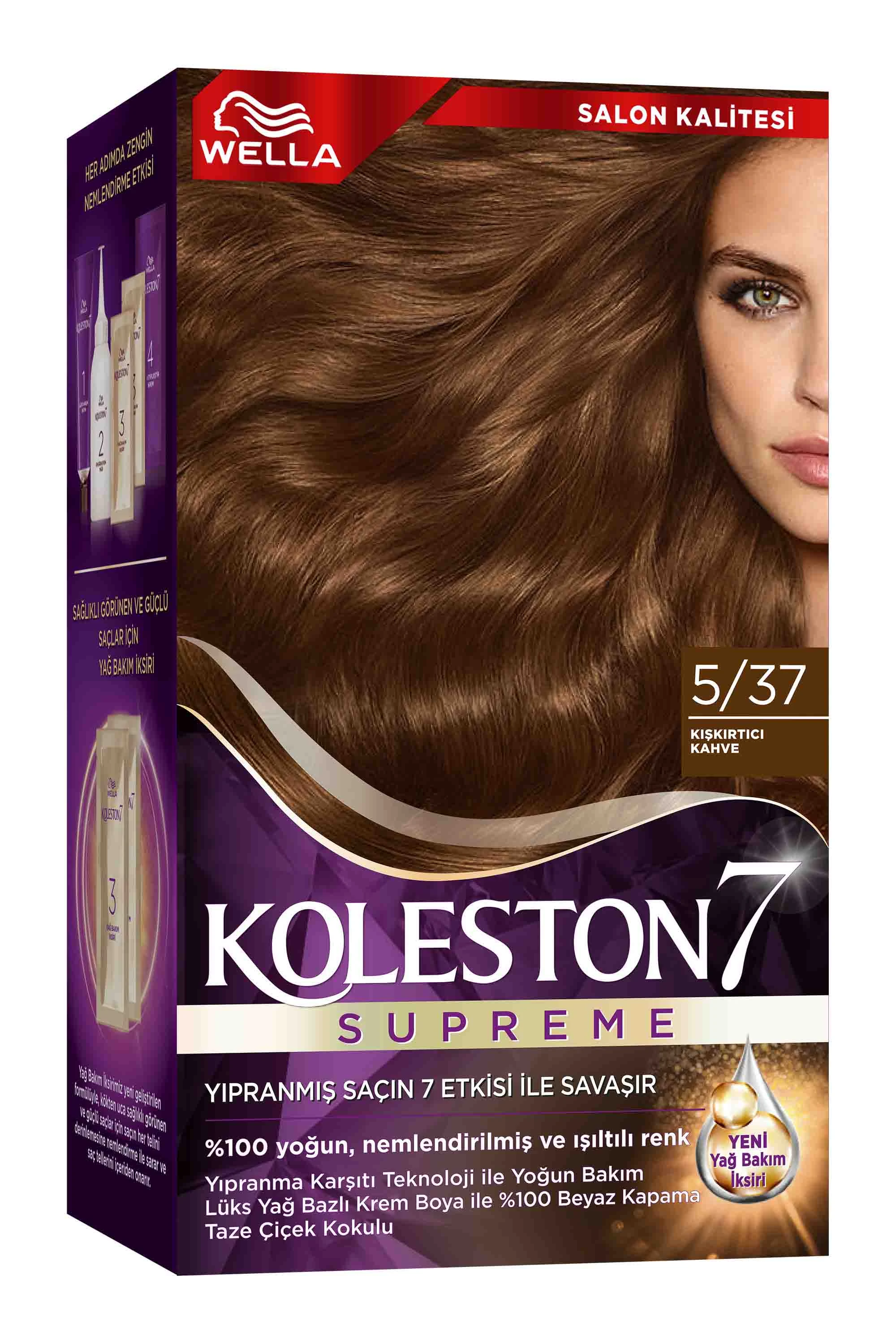Wella Koleston Supreme Kit 5/37 Kışkırtıcı Kahve 261816