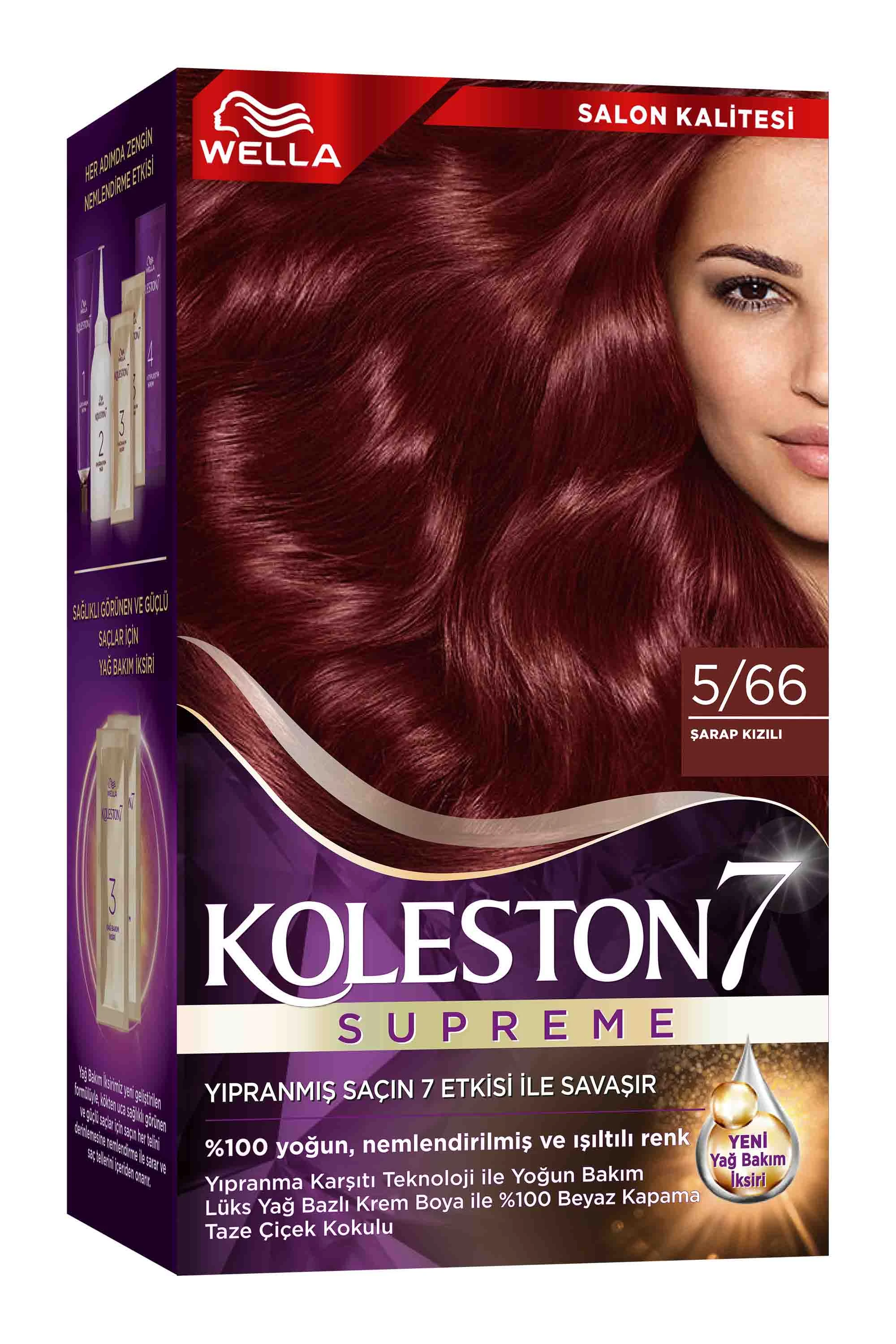 Wella Koleston Supreme Kit 5/66 Şarap Kızılı 261820