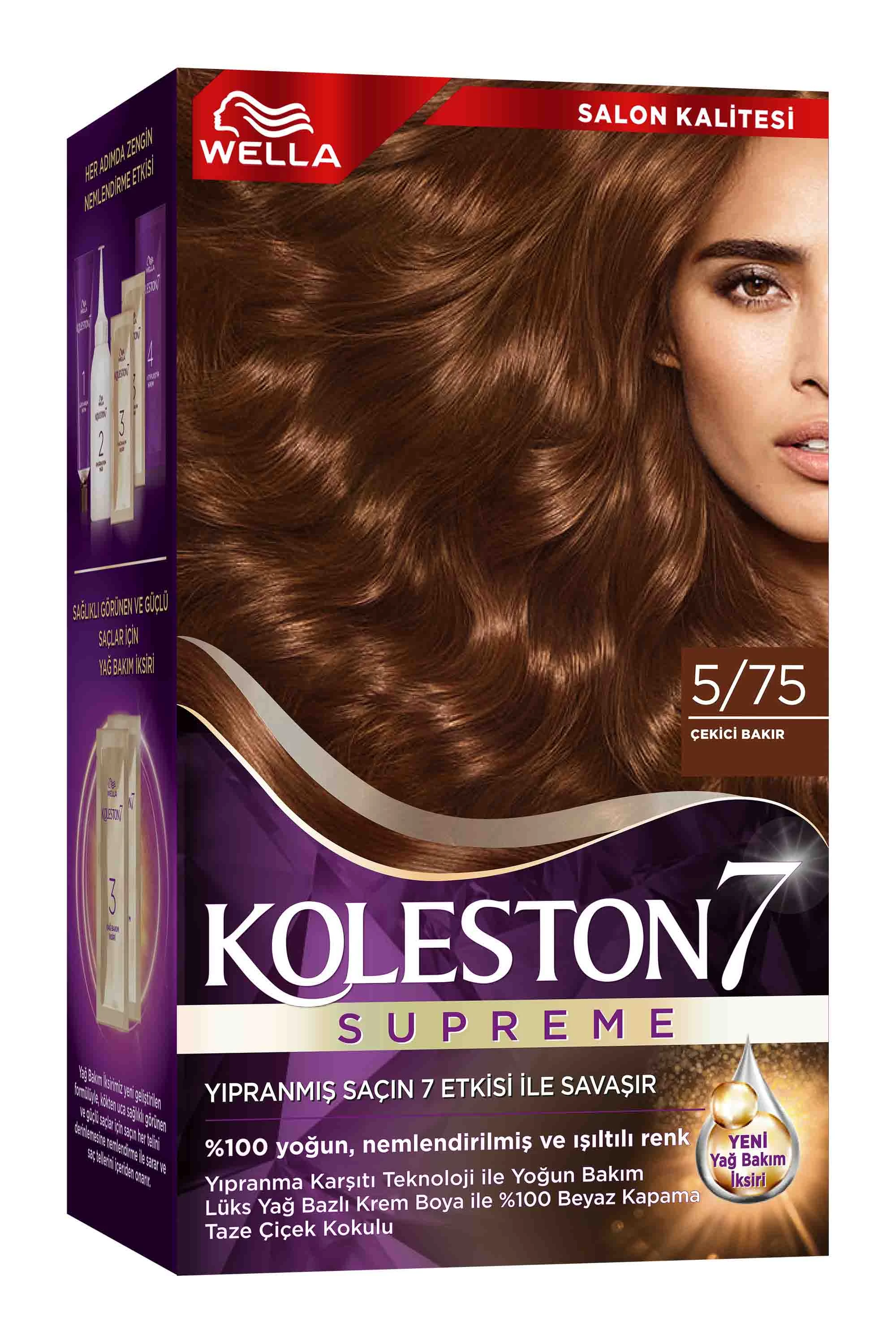 Wella Koleston Supreme Kit 5/75 Çekici Bakır 261818