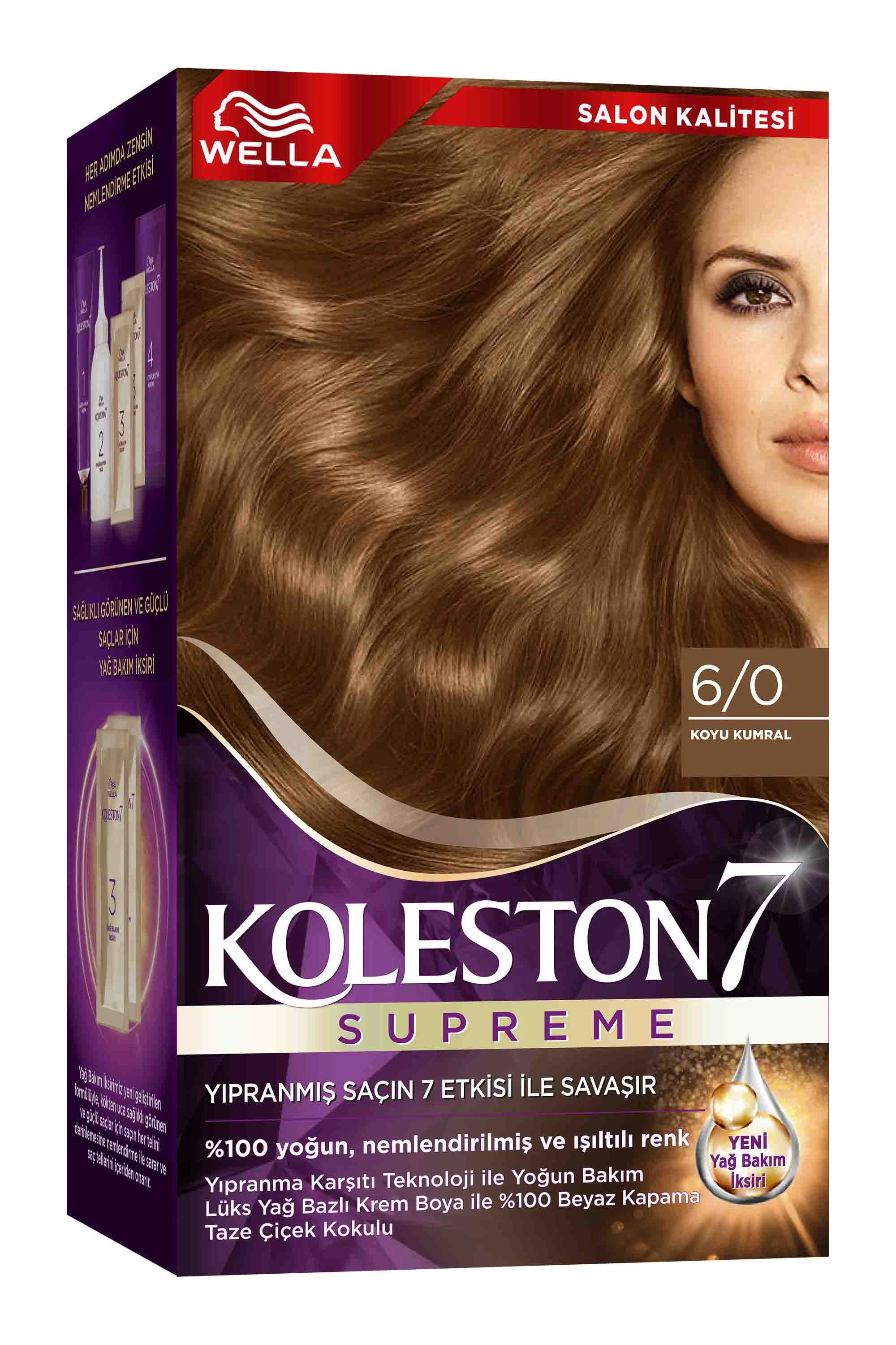 Wella Koleston Supreme Kit 6/0 Koyu Kumral 261821